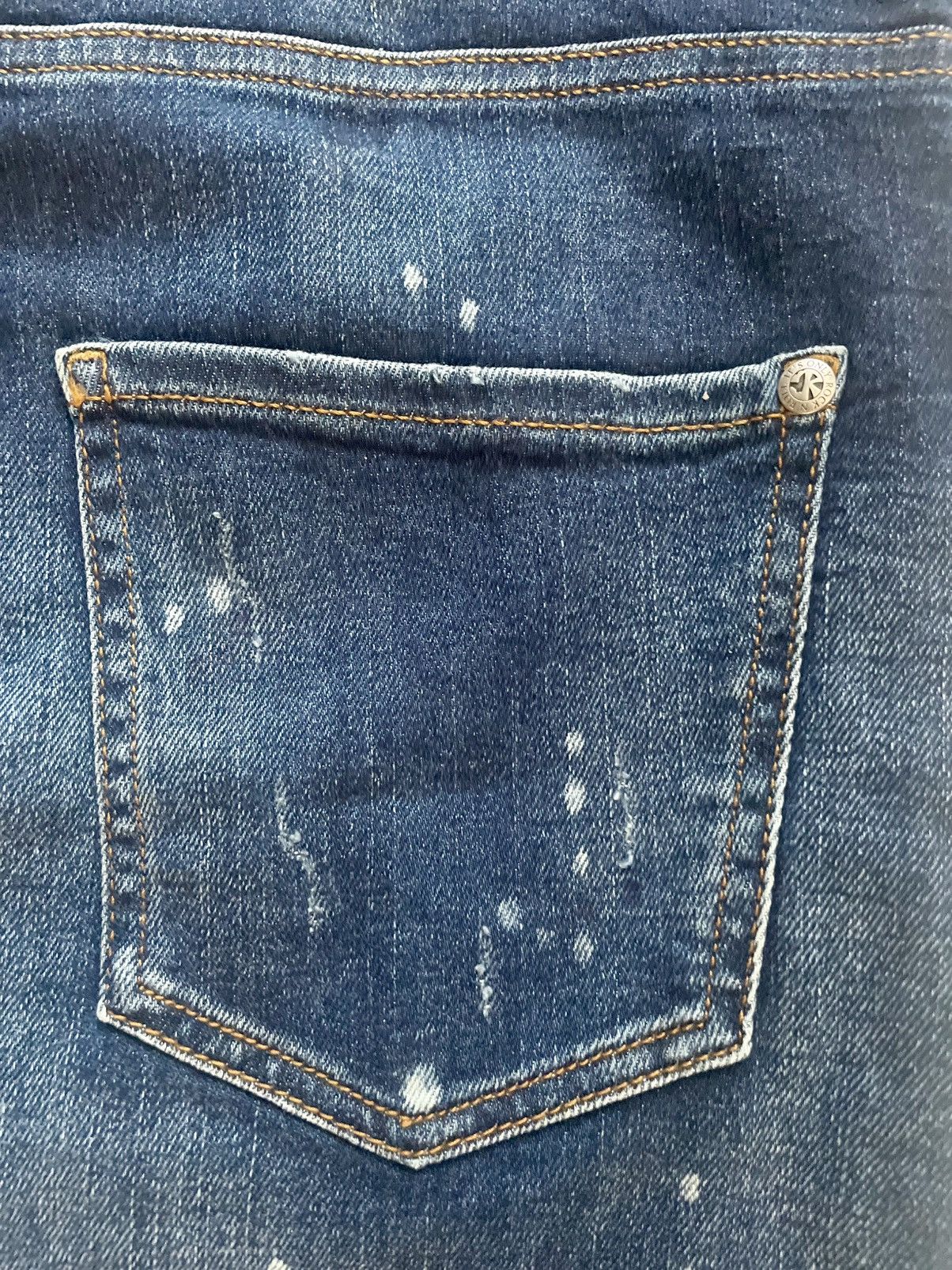 John Richmond John Richmond Distressed Jeans Paint Splatter Size 32 Size US 32 / EU 48 - 8 Thumbnail
