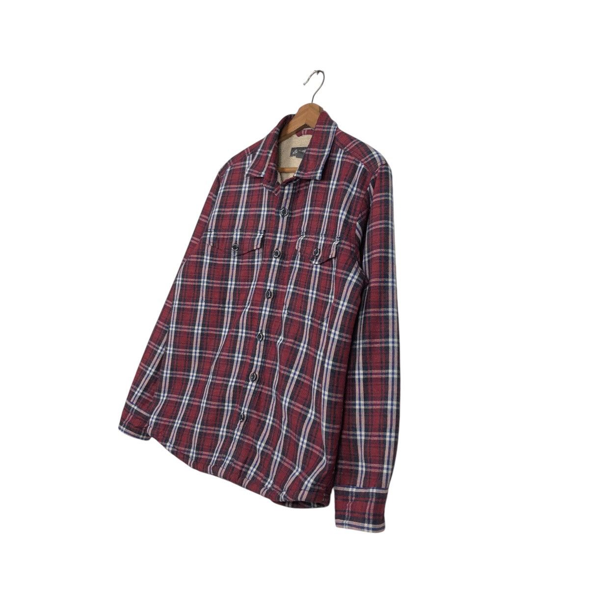 Japanese Brand 📌Vintage Shirt Jacket Worker Eddie Bauer Sherpa Blanket Size US S / EU 44-46 / 1 - 3 Thumbnail
