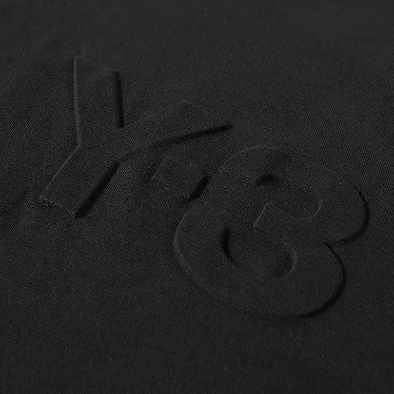 Yohji Yamamoto Y-3 & Adidas Logo Embossed Black T-Shirts Size US L / EU 52-54 / 3 - 5 Thumbnail