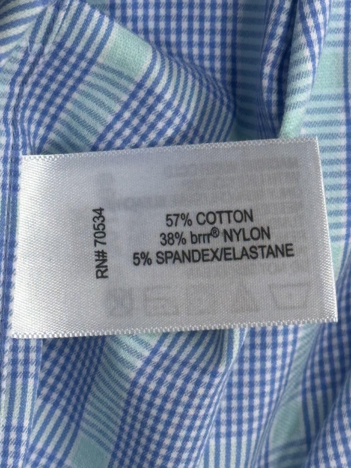 Orvis Orvis Checked Classic Fit Oxford Button Up Blue Mens XL Size US XL / EU 56 / 4 - 7 Thumbnail