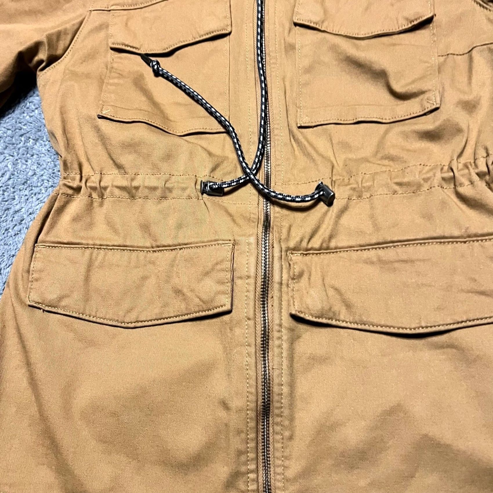 Vintage Columbia Coat Womens Small S Tummel Pines Chore Hooded Jacket Light Brown Brown Coat Women Small Columbia Coat Size S / US 4 / IT 40 - 2 Thumbnail