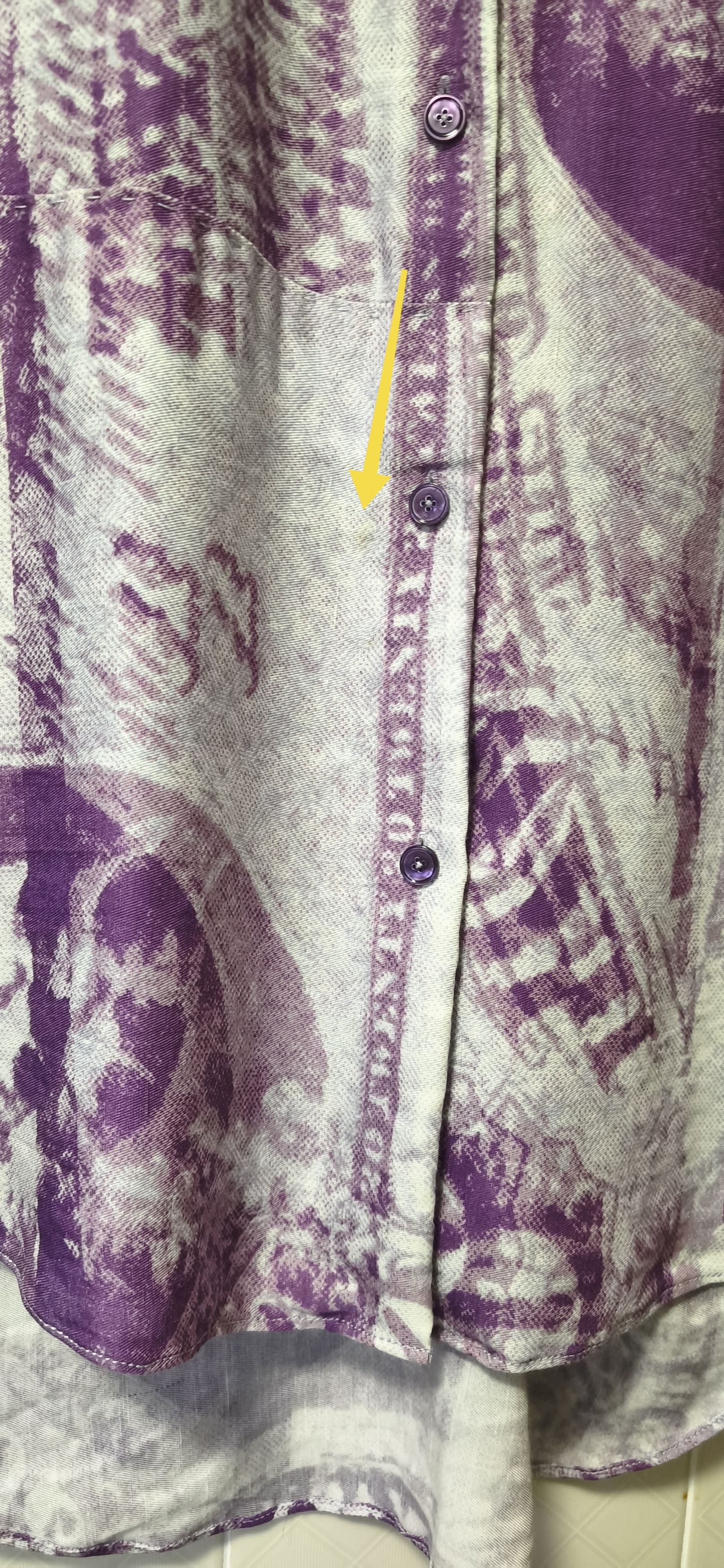Acne Studios Oversized shirt - dollar bill-inspired print Size M / US 6-8 / IT 42-44 - 2 Thumbnail