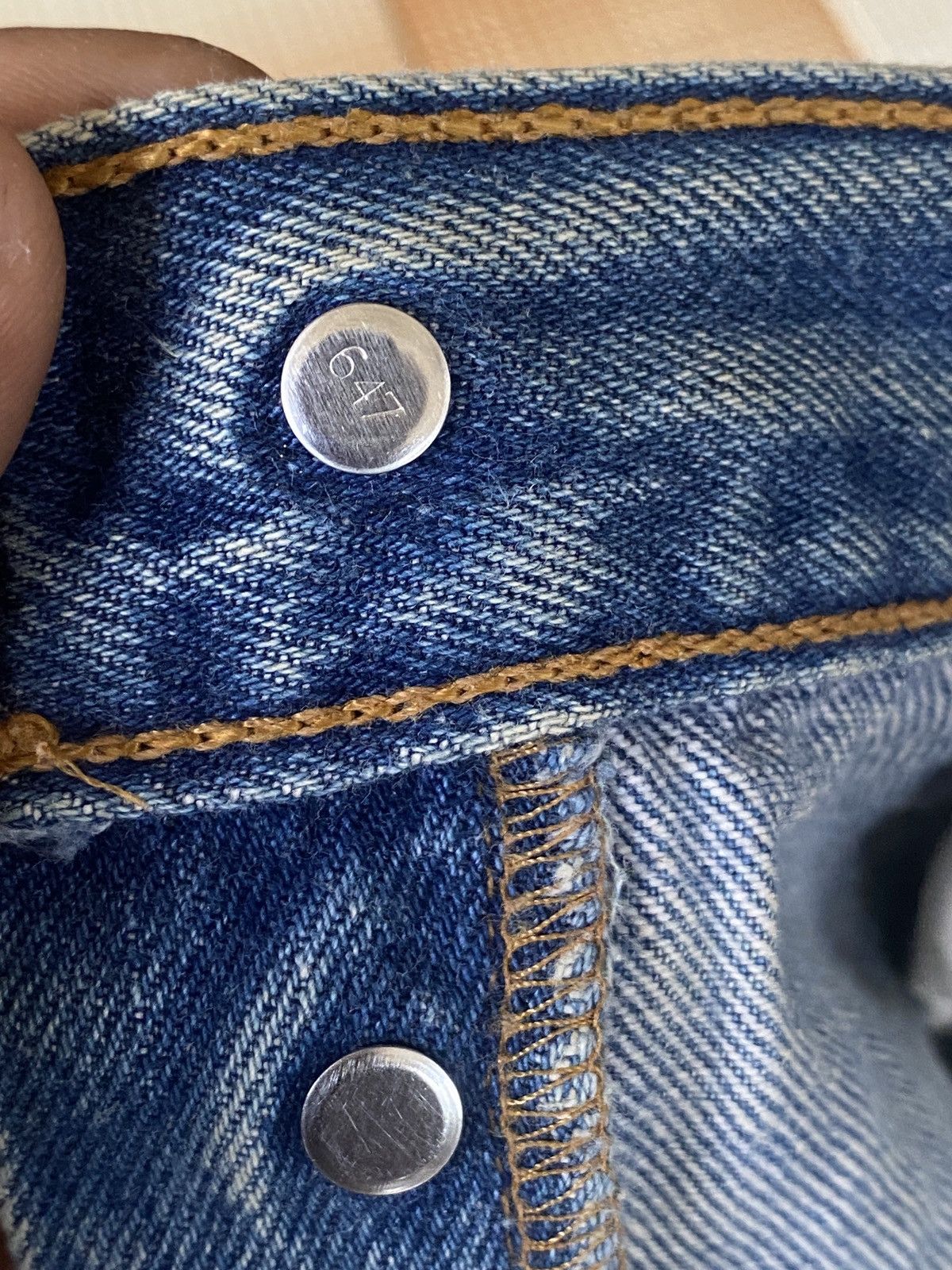 Levi's Vintage Clothing × Vintage Vintage 90’s levis 501 denim Size US 33 - 15 Thumbnail