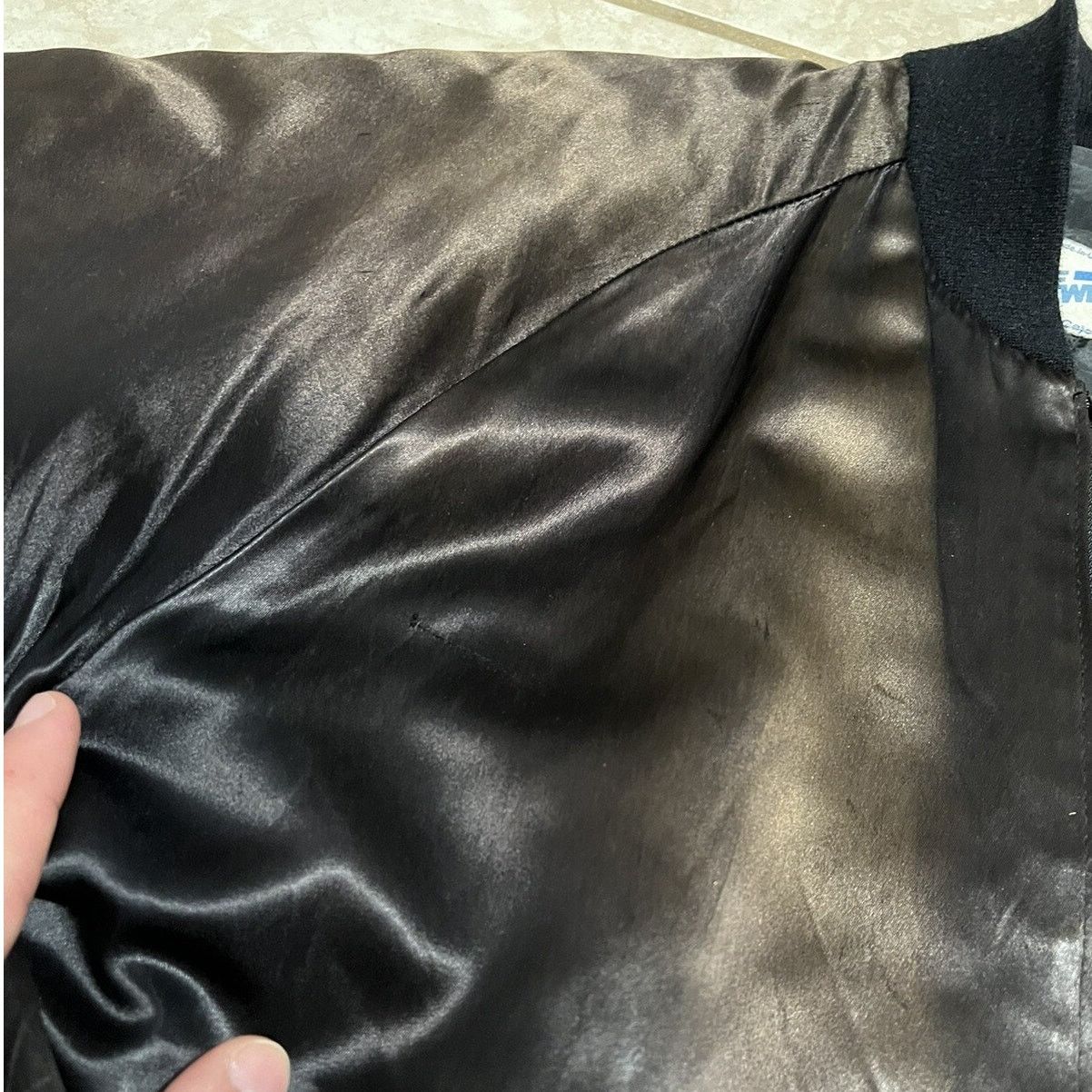 Vintage Vintage 80s Bar Restaurant Satin Jacket Insane Faded Size US L / EU 52-54 / 3 - 4 Thumbnail