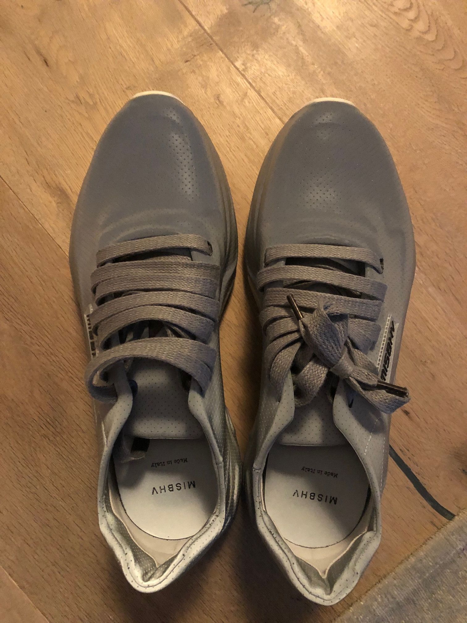 Misbhv MISBHV Moon trainer Grey Silver sneaker shoes 43 10 Size US 10 / EU 43 - 6 Thumbnail
