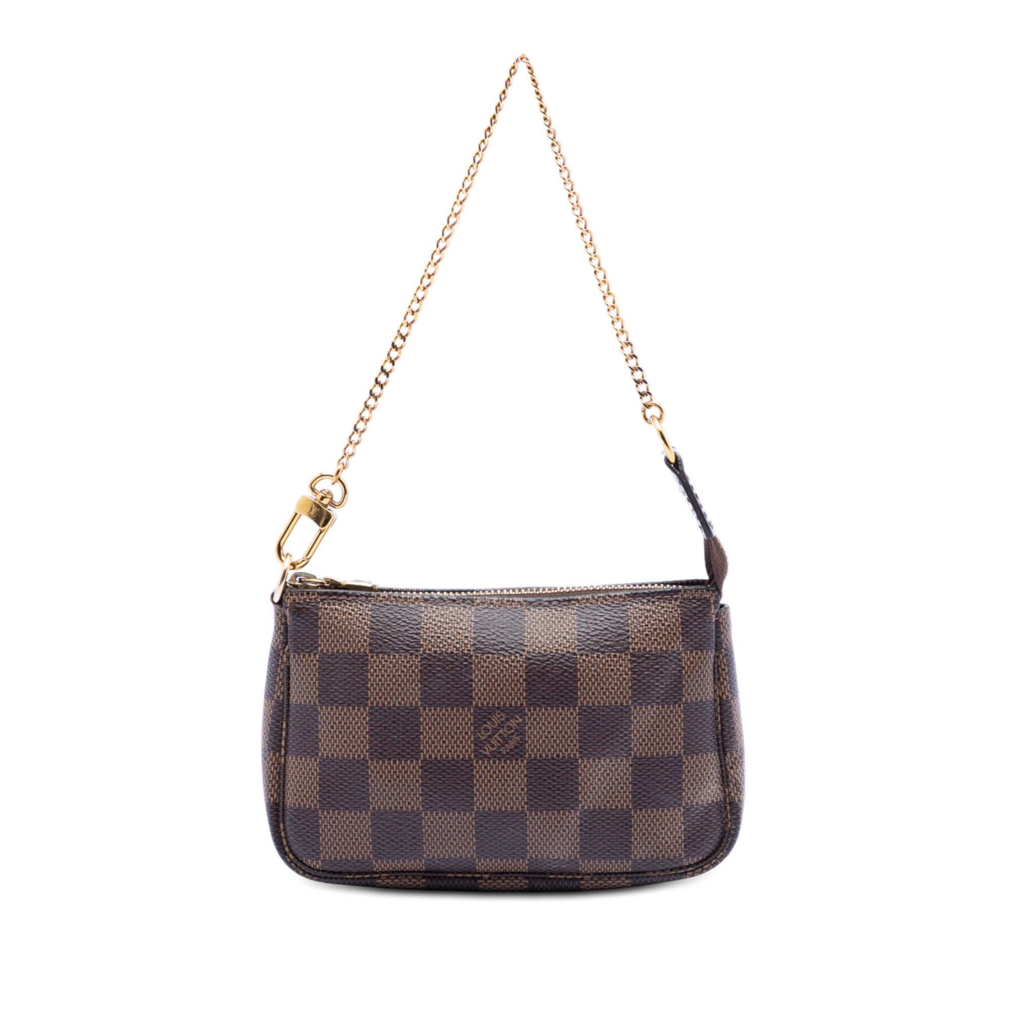 Louis Vuitton Louis Vuitton Damier Ebene Mini Pochette Accessoires Size ONE SIZE - 1 Thumbnail