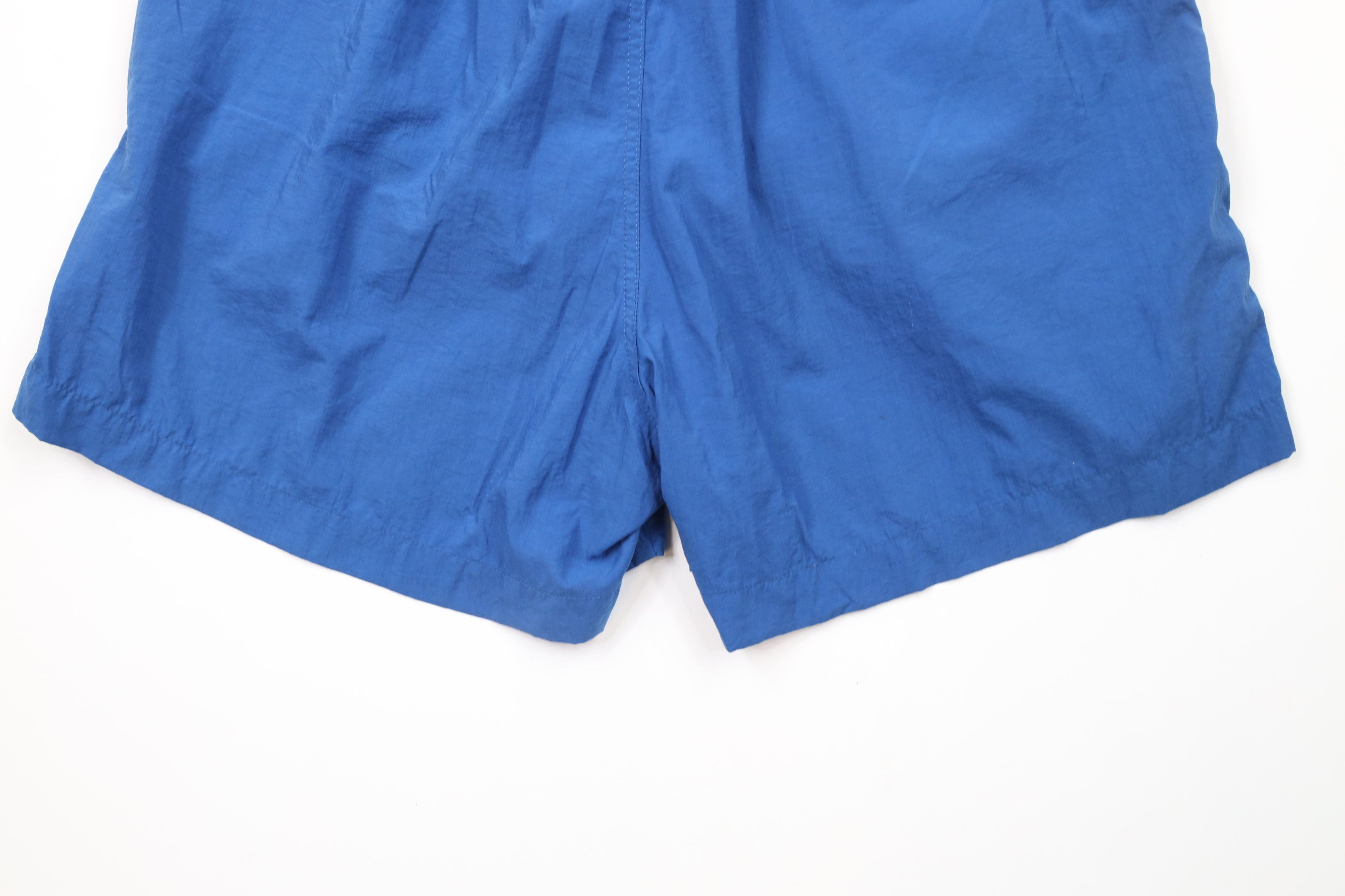 Vintage × Woolrich Woolen Mills Vintage 90s Woolrich Above Knee Lined Shorts Baggies Blue Size US 34 / EU 50 - 13 Thumbnail