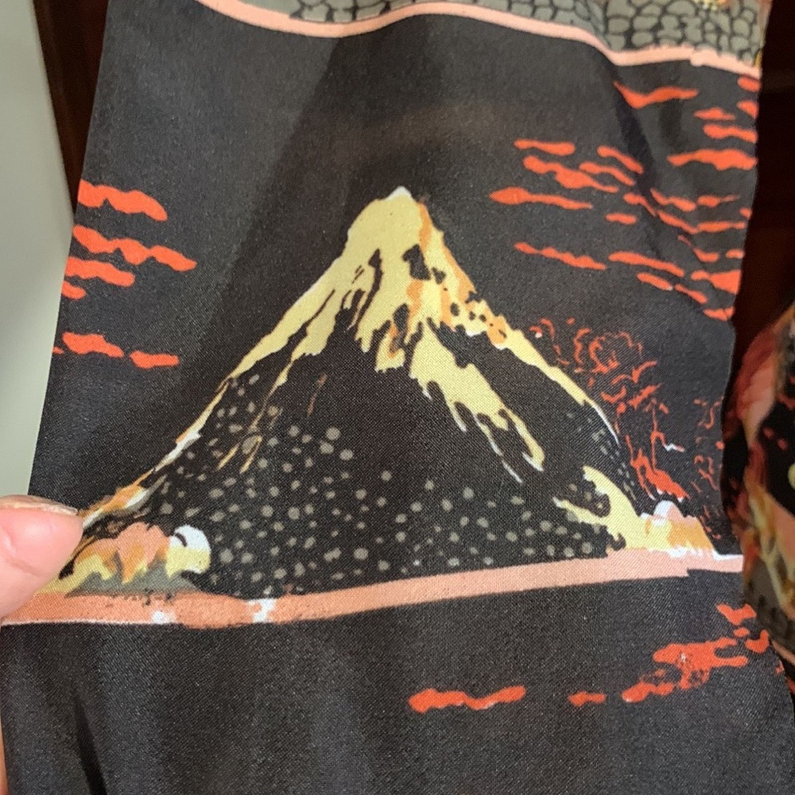 Vintage 70’s Mt.Fuji Japan blouse super retro and cool Size M / US 6-8 / IT 42-44 - 5 Thumbnail