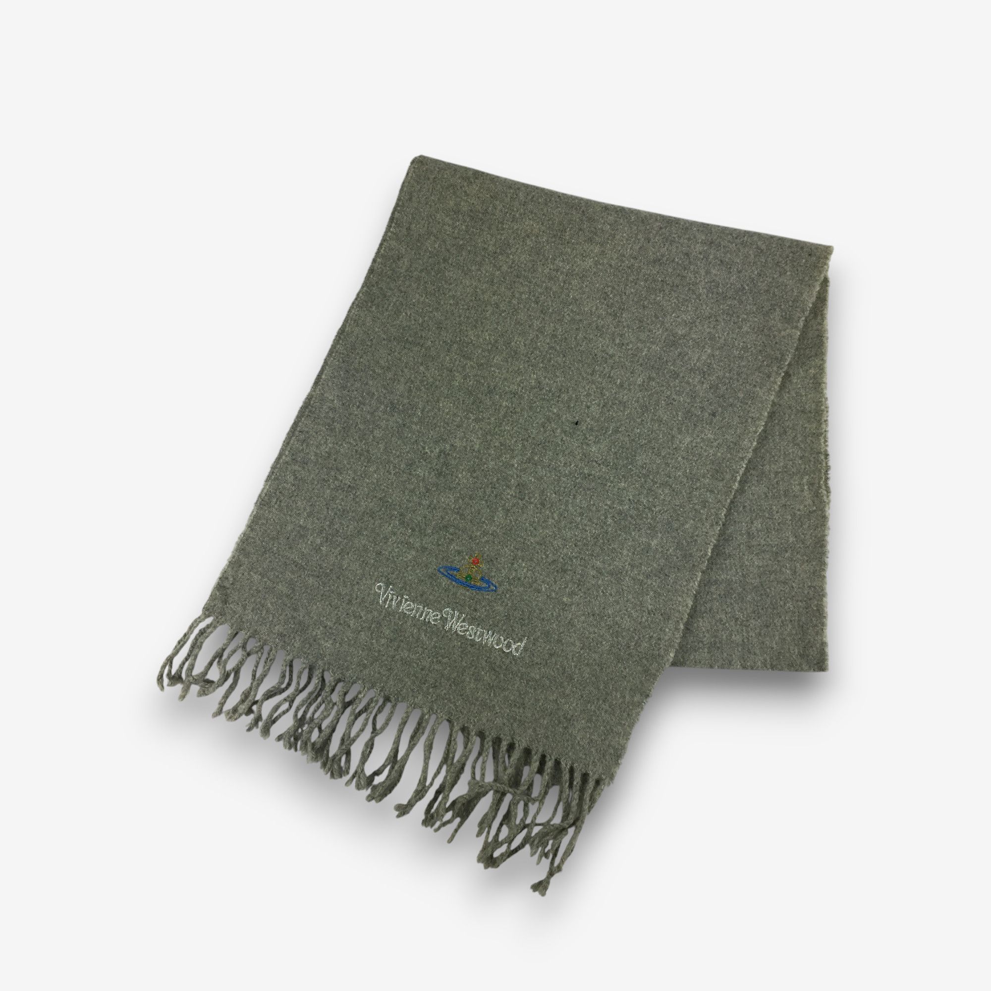 Vivienne Westwood Vintage Vivienne Westwood Scarf Muffler Orbs Wool Scarves Size ONE SIZE - 1 Thumbnail