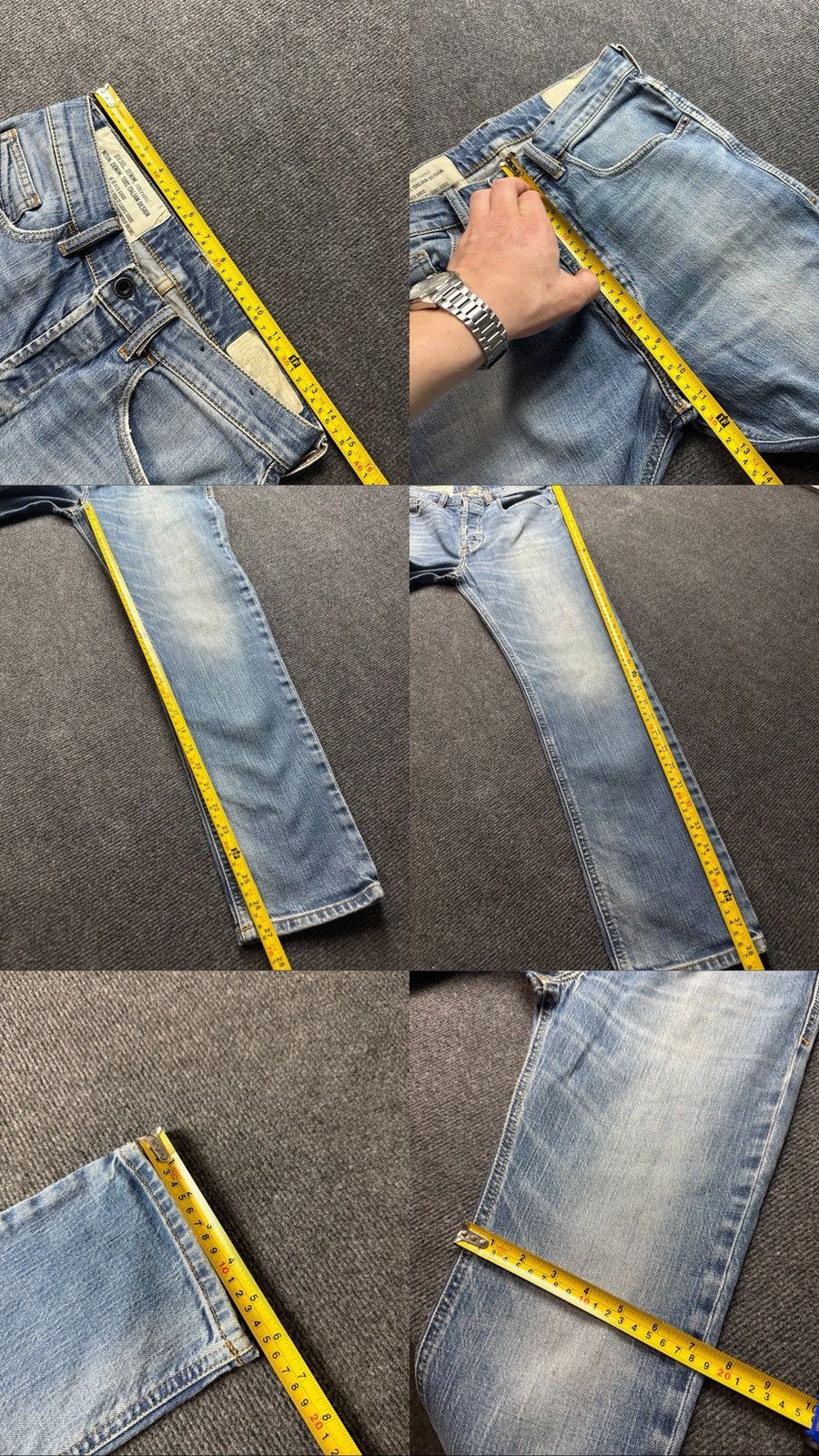Diesel Diesel D-Fetar Distressed Denim Jeans Light Wash Size US 28 / EU 44 - 22 Thumbnail
