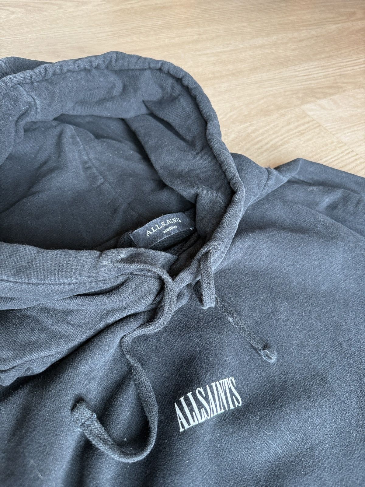Allsaints Allsaints Center Logo Hoodie Size US M / EU 48-50 / 2 - 2 Thumbnail