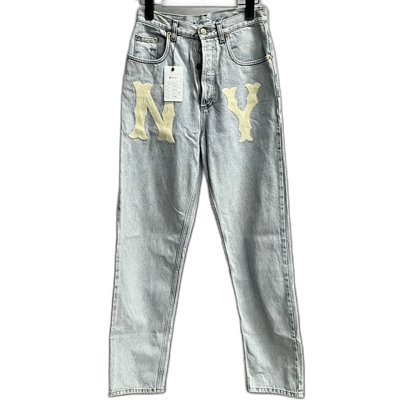 Gucci Gucci Blue Straight Leg Denim Pants Size US 26 / EU 42 - 1 Thumbnail
