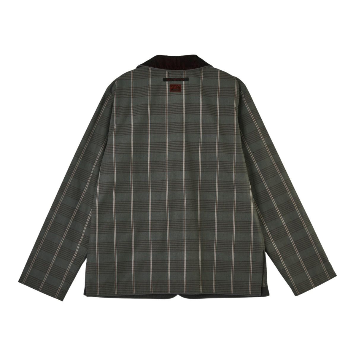 99%IS- Velvet collar plaid 1% shirt Size US M / EU 48-50 / 2 - 2 Thumbnail