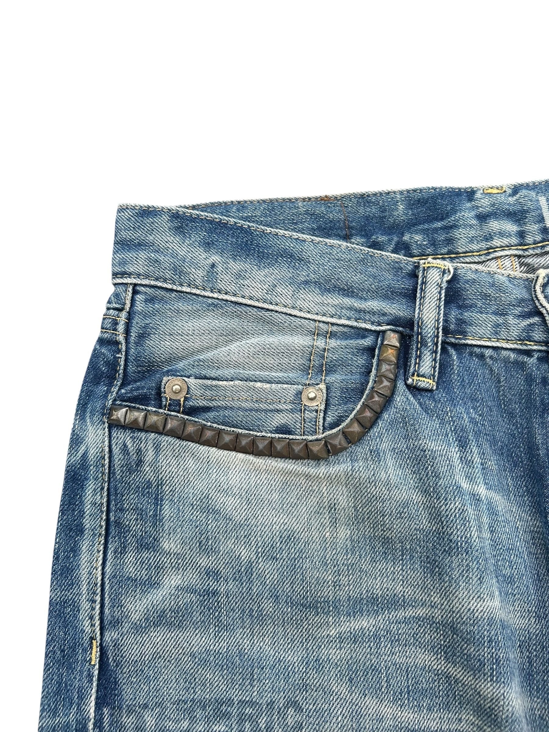 Hysteric Glamour × Japanese Brand × Vintage Hysteric Glamour Selvedge Punk Distressed Vtg Denim Jeans Size US 30 / EU 46 - 5 Thumbnail
