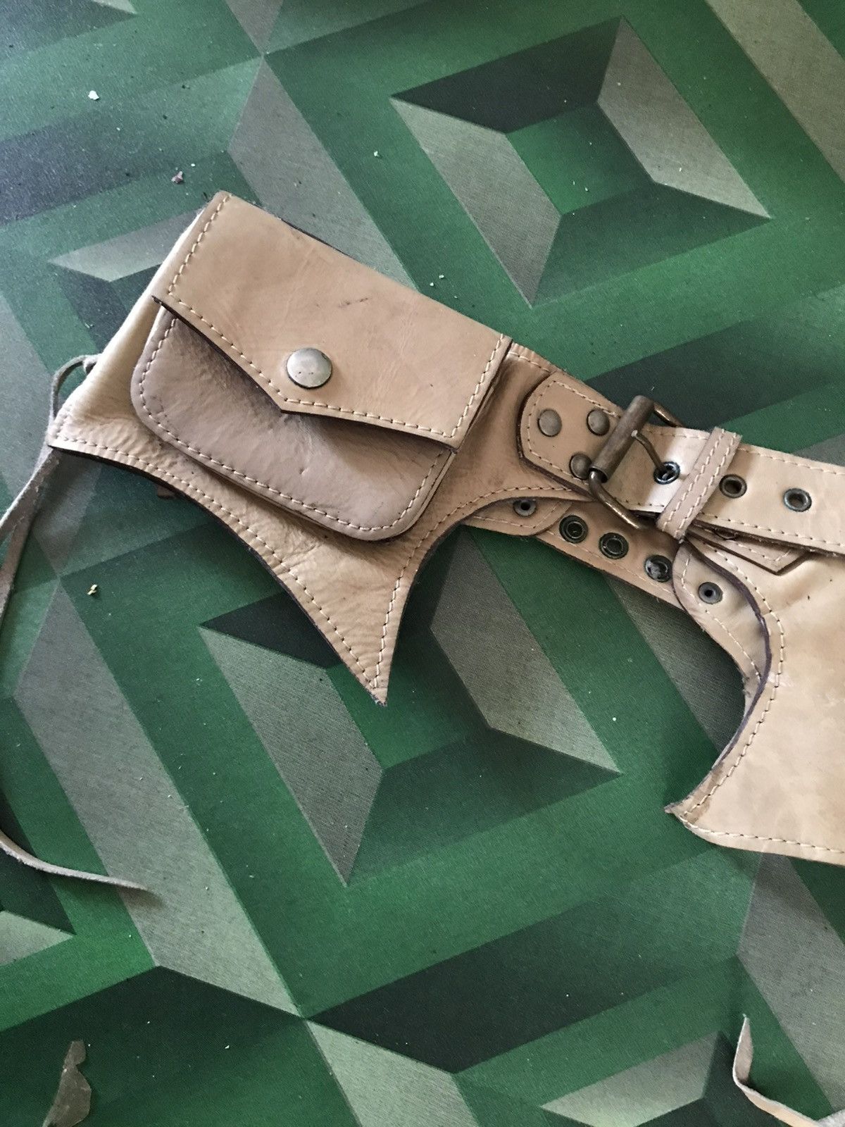 Japanese Brand × Leather × Seditionaries LEATHER BELT BAG FULL LEATHER Size ONE SIZE - 4 Thumbnail