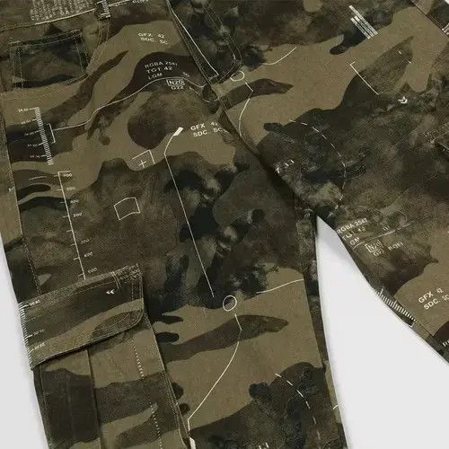 Jean fade pattern camo cargo pants Size US 31 - 3 Thumbnail