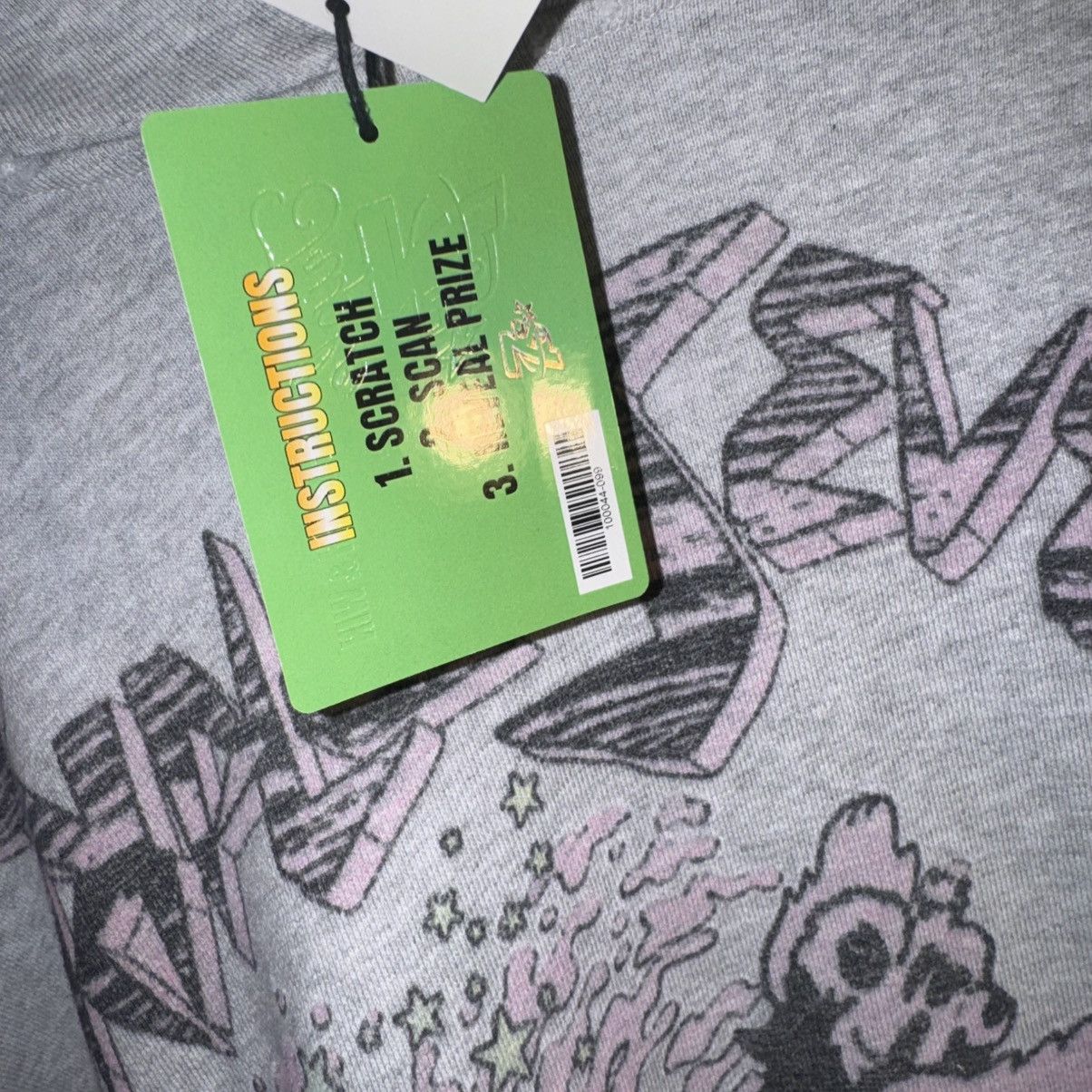TRIPLE SEVENS Triple Sevens Surf Bear Graphic Gray Hoodie Pullover Size US M / EU 48-50 / 2 - 3 Thumbnail