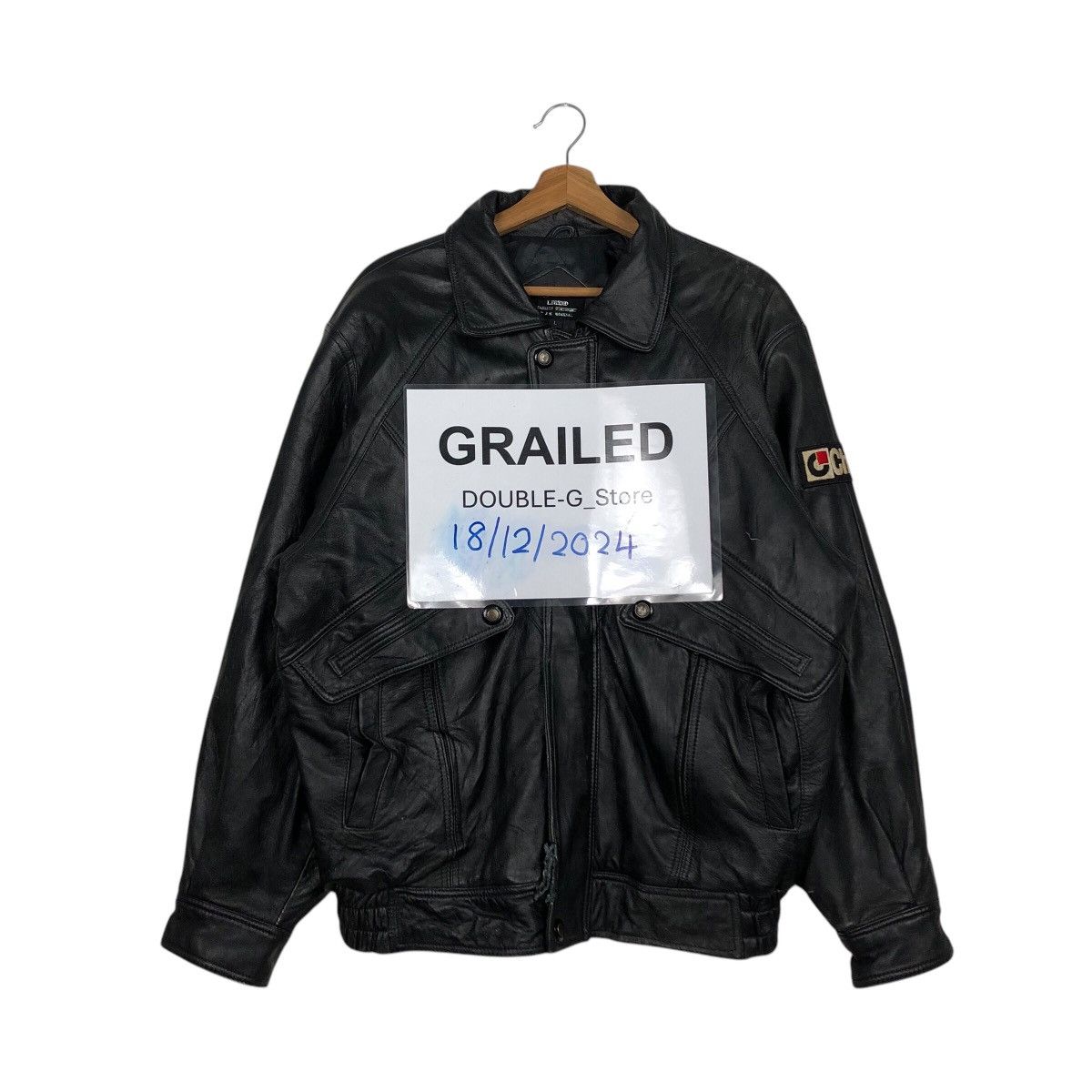 📌Vintage Biker Leather Jacket MT Legend Choei Issey Miyake