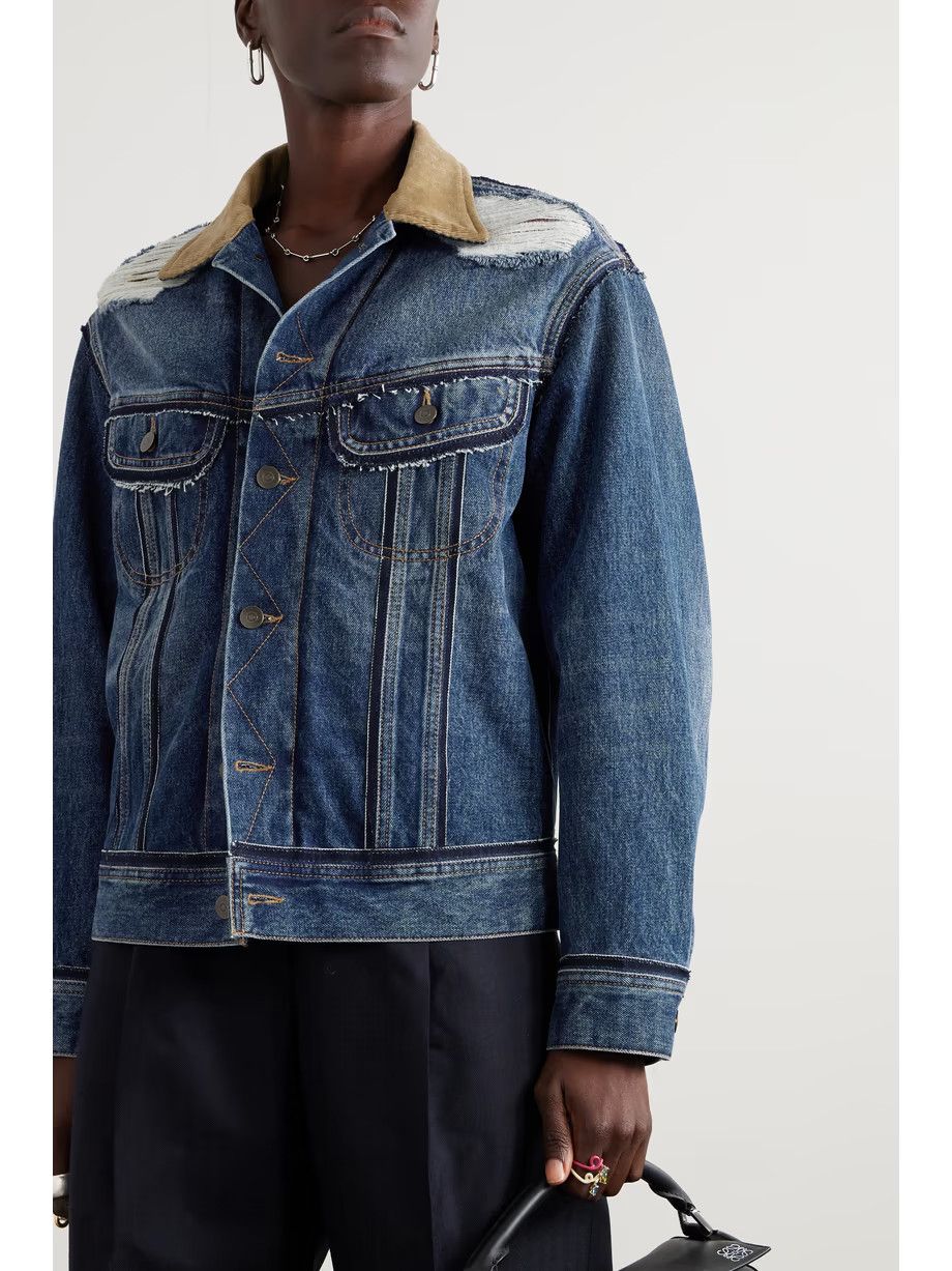 Maison Margiela o1y0625 Denim Jacket in Blue Size XS / US 0-2 / IT 36-38 - 2 Thumbnail