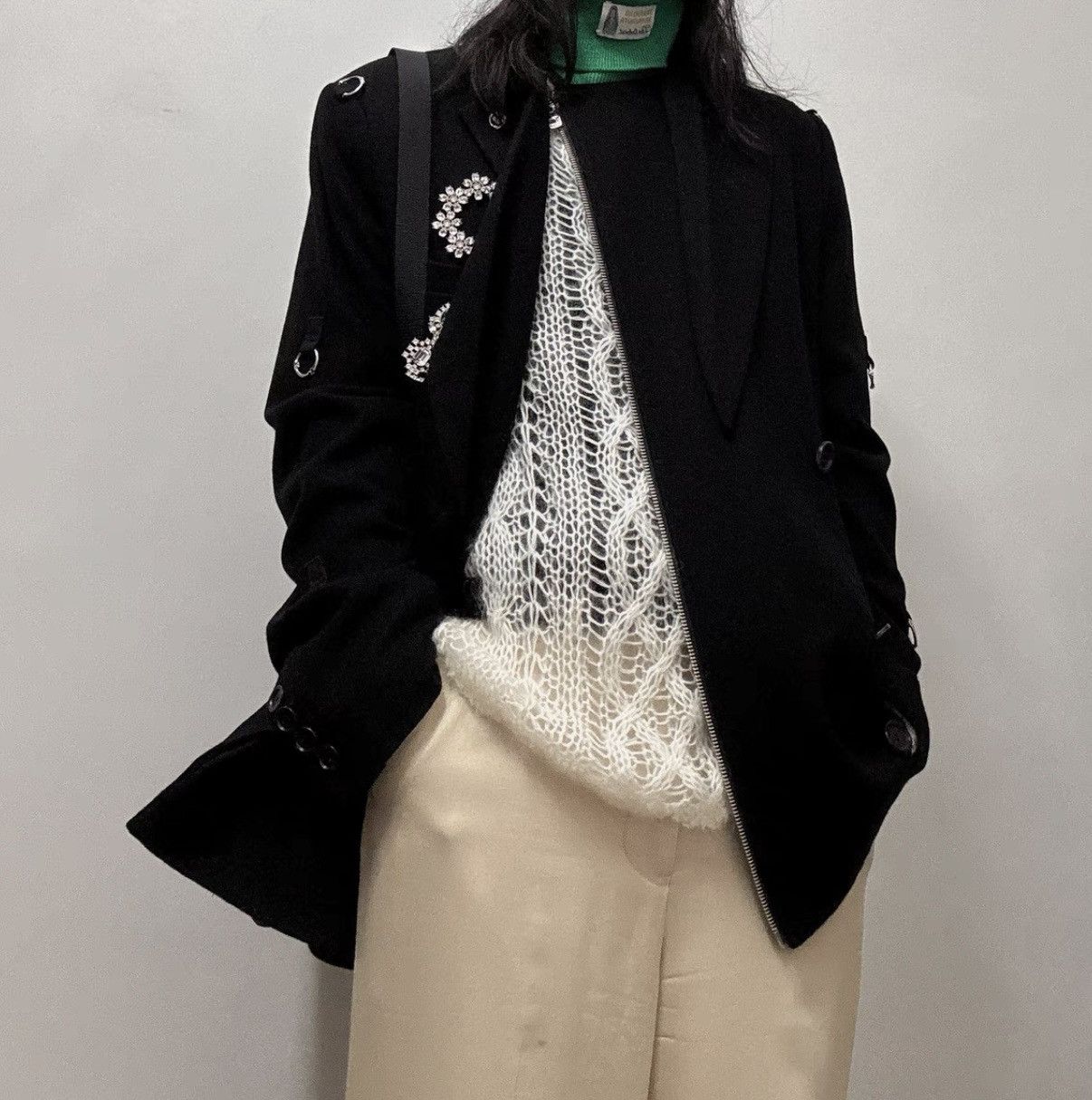 Takahiromiyashita The Soloist. TAKAHIROMIYASHITA THE SOLOIST cut-out sweater Size US S / EU 44-46 / 1 - 6 Thumbnail
