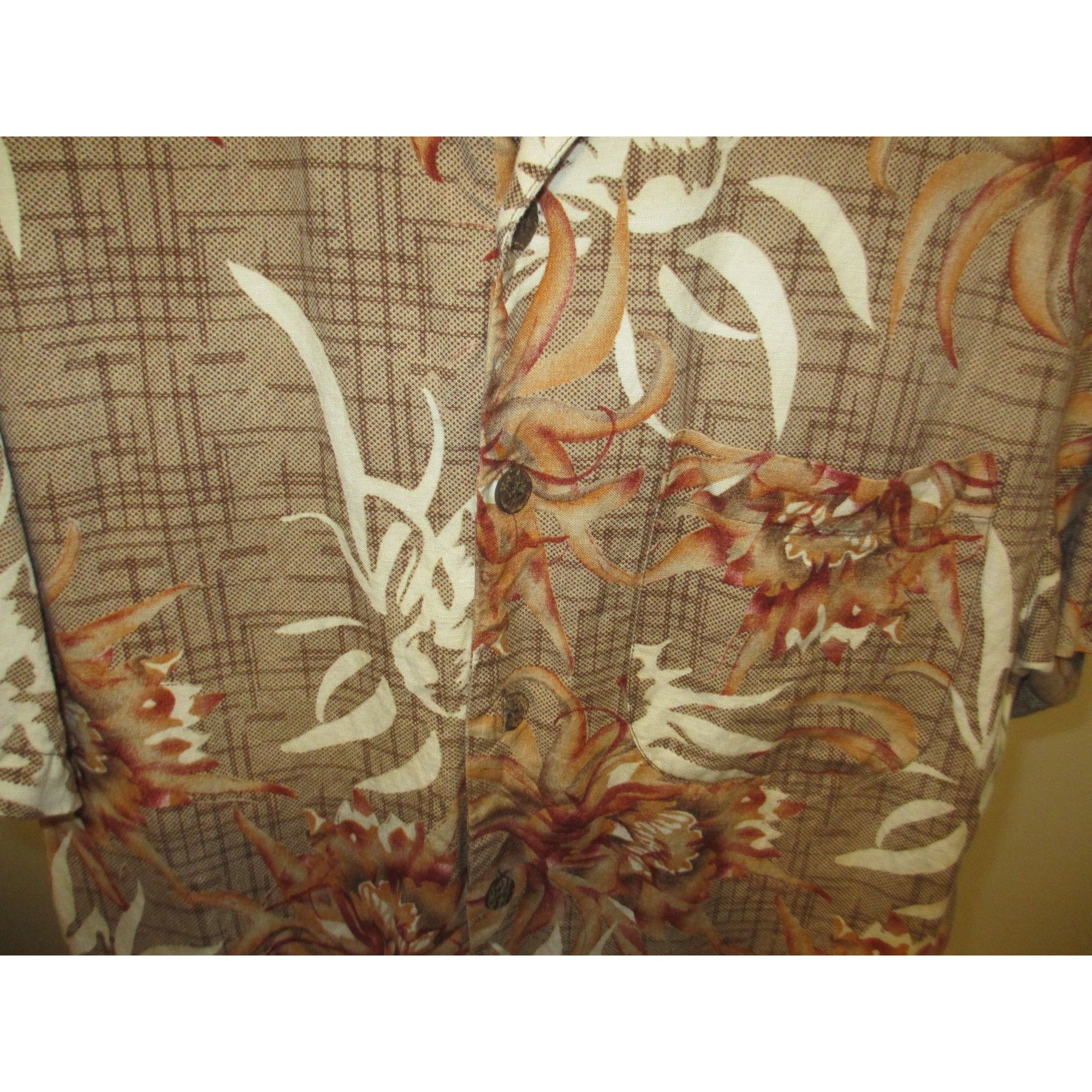 Other Caribbean Joe Mens Hawaiian Shirt Tropical Floral Print Shor Size US S / EU 44-46 / 1 - 3 Thumbnail