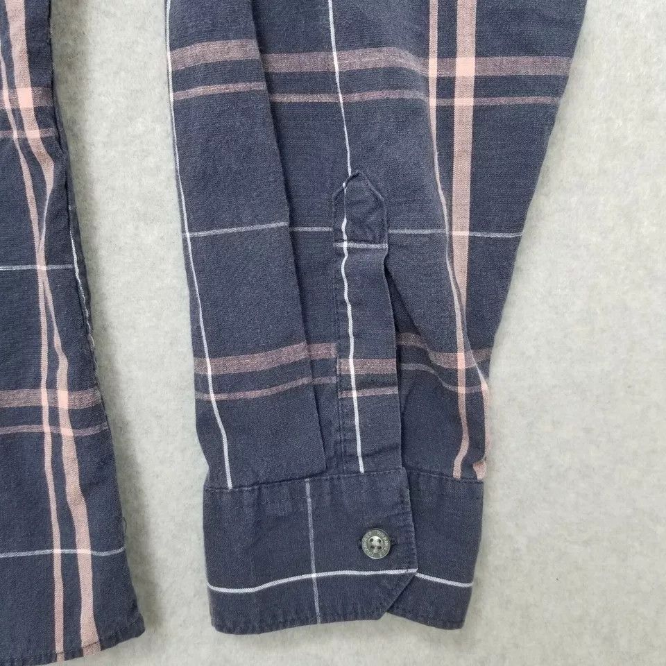 Wrangler Wrangler Shirt Mens XXL Blue Button Up Plaid Long Sleeve Size US XXL / EU 58 / 5 - 6 Thumbnail