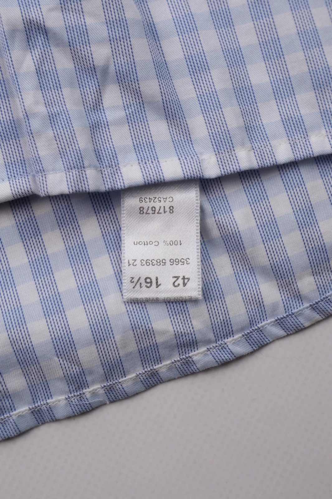 Eton Eton Ganghester 1928 Gingham Check Contemporary Fit Shirt Size US L / EU 52-54 / 3 - 3 Thumbnail