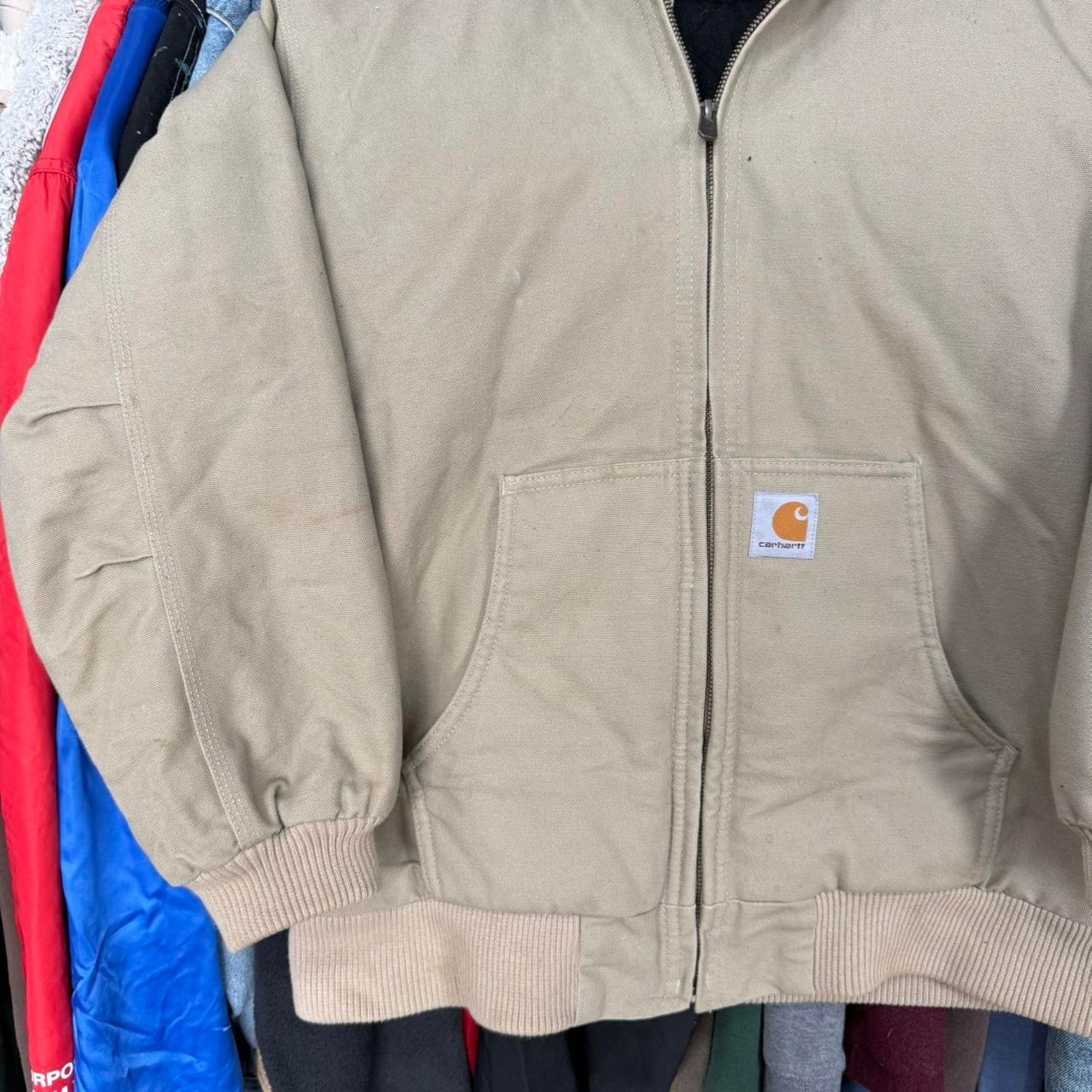 Carhartt Vintage Carhartt J130 Hooded Jacket Boys Large Size L / US 10 / IT 46 - 4 Thumbnail