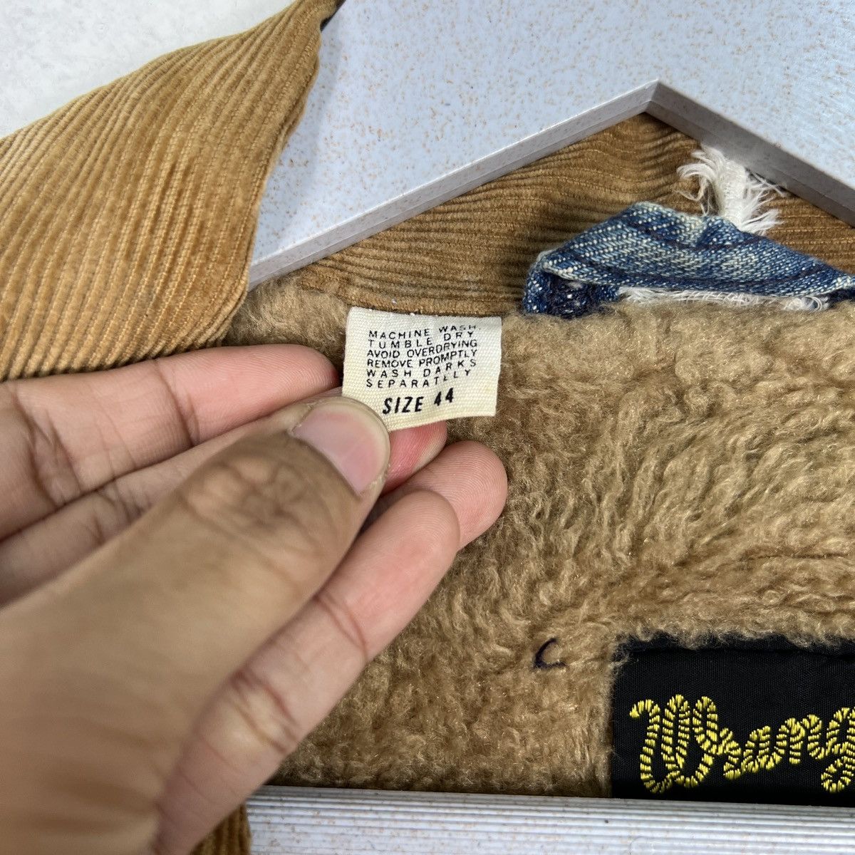 Vintage 🔥 VINTAGE WRANGLER SHEARLING TRUCKER JACKET MADE IN USA Size US M / EU 48-50 / 2 - 17 Thumbnail