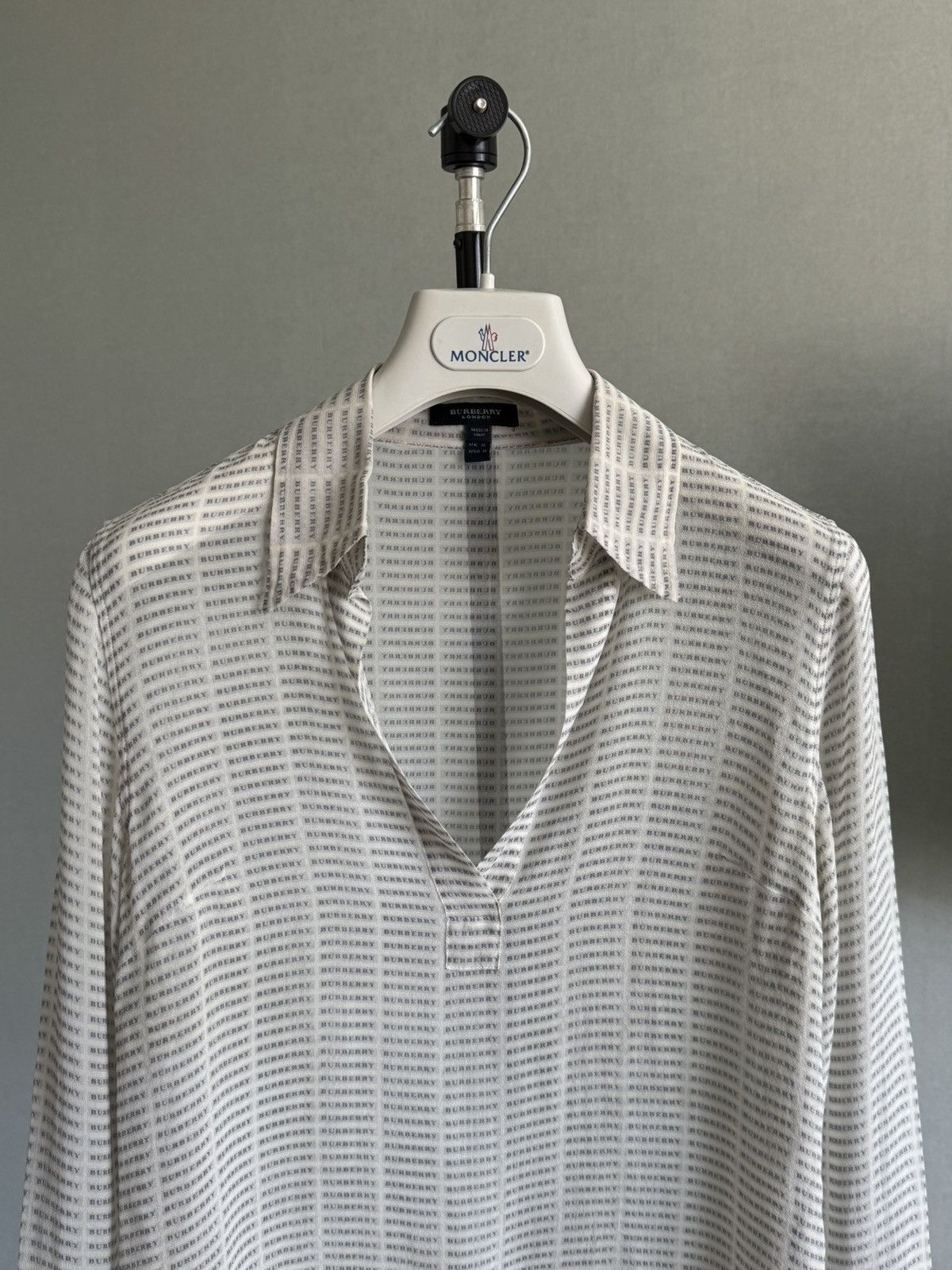 Burberry Burberry Monogram Blouse Size L / US 10 / IT 46 - 4 Thumbnail