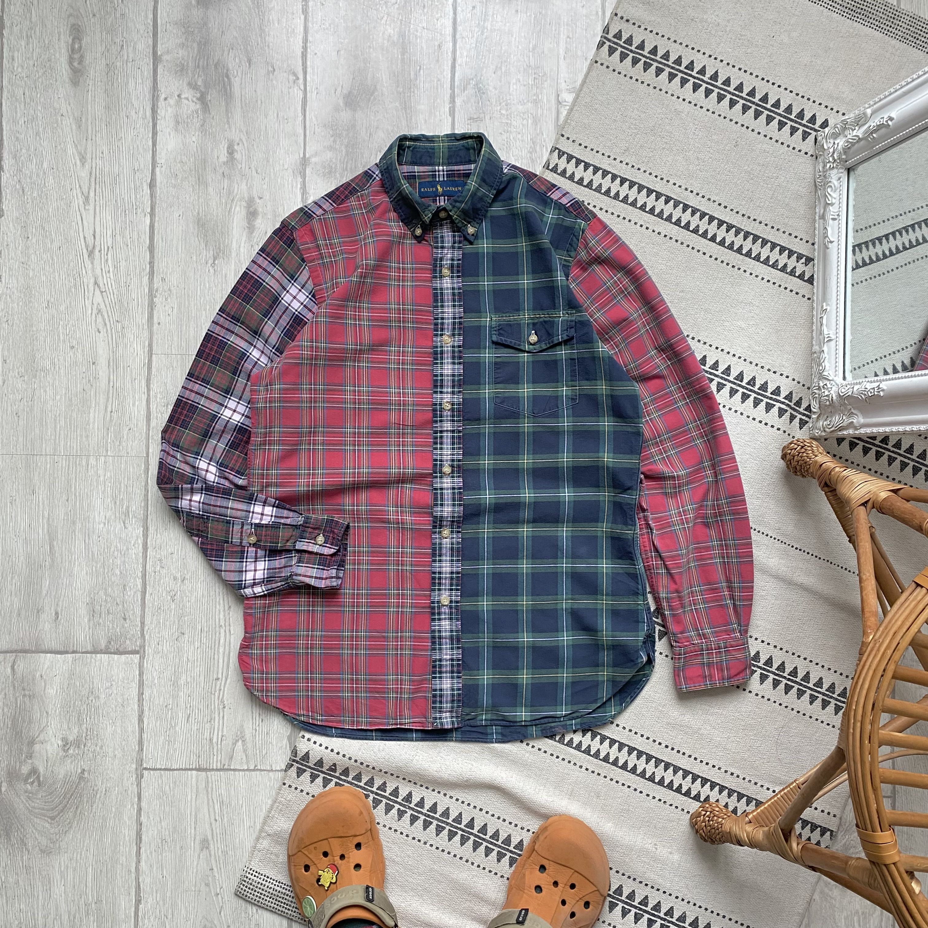 Polo Ralph Lauren Polo Ralph Lauren Flannel Rebuild Shirt Button Up Size US S / EU 44-46 / 1 - 10 Thumbnail