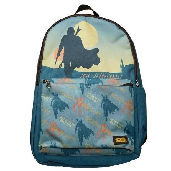 Star Wars Star Wars Mandalorian Backpack With Side Pockets Size ONE SIZE - 1 Thumbnail