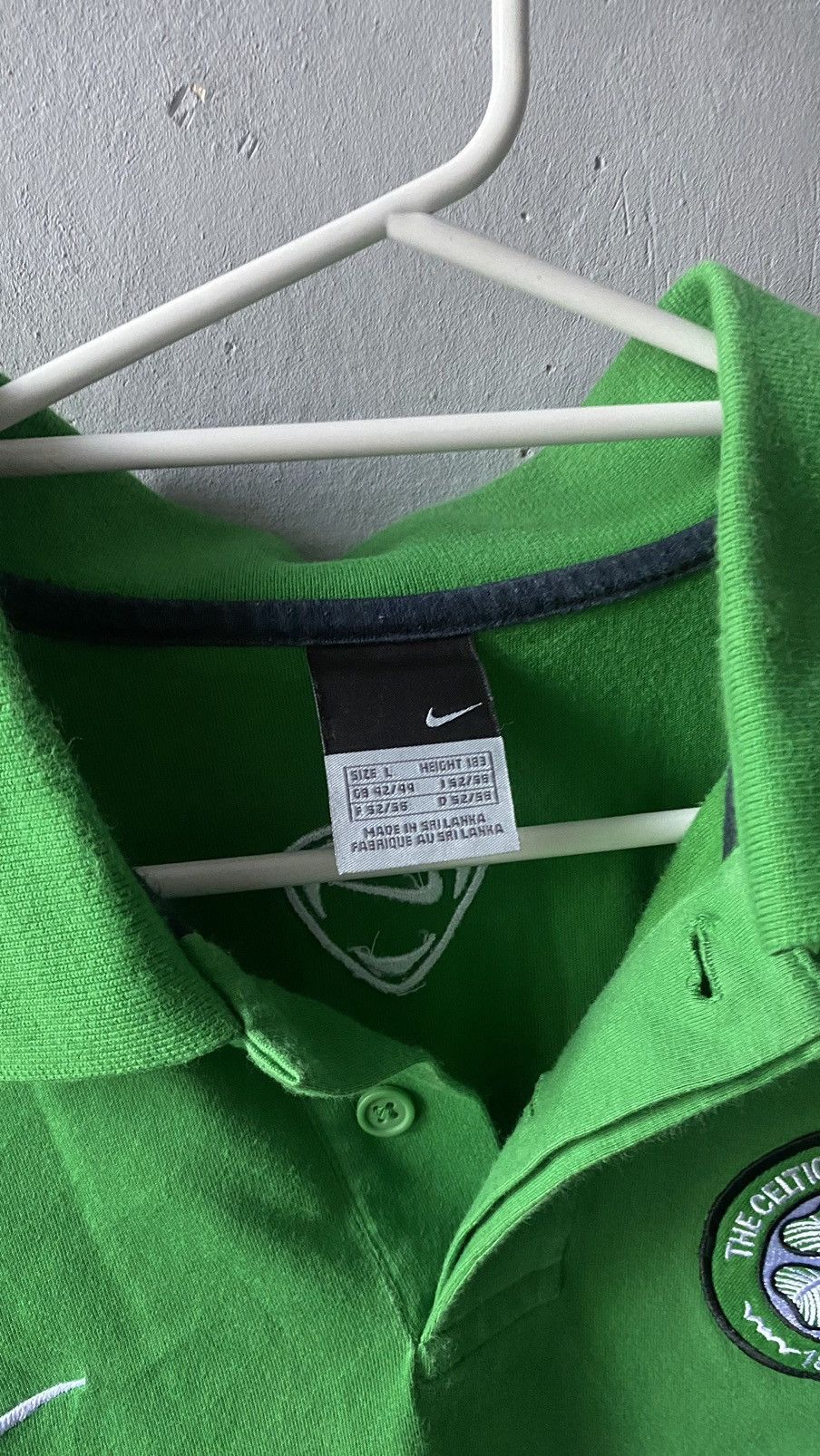 Nike Vintage Celtic Nike polo jersey Size US L / EU 52-54 / 3 - 4 Thumbnail