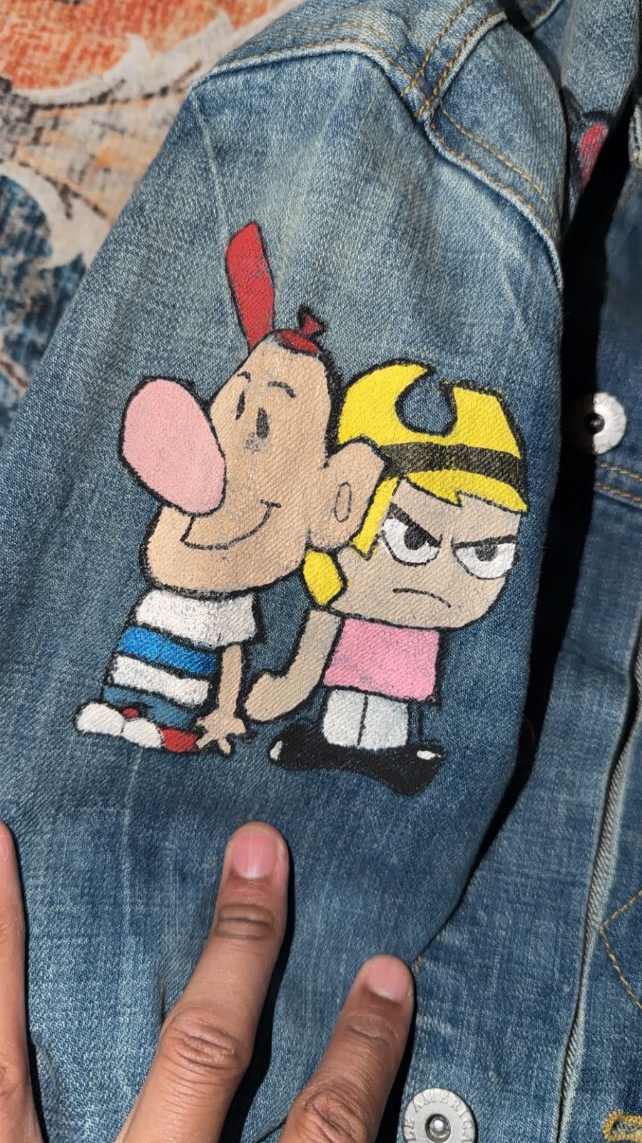 Other Cartoon Denim Jacket sz Medium (Custom) Size US M / EU 48-50 / 2 - 6 Thumbnail