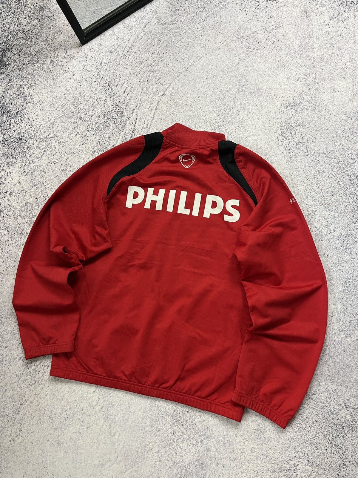 Nike Vintage Nike PSV Philips Track Jacket 2000s Soccer Football Size US S / EU 44-46 / 1 - 10 Thumbnail