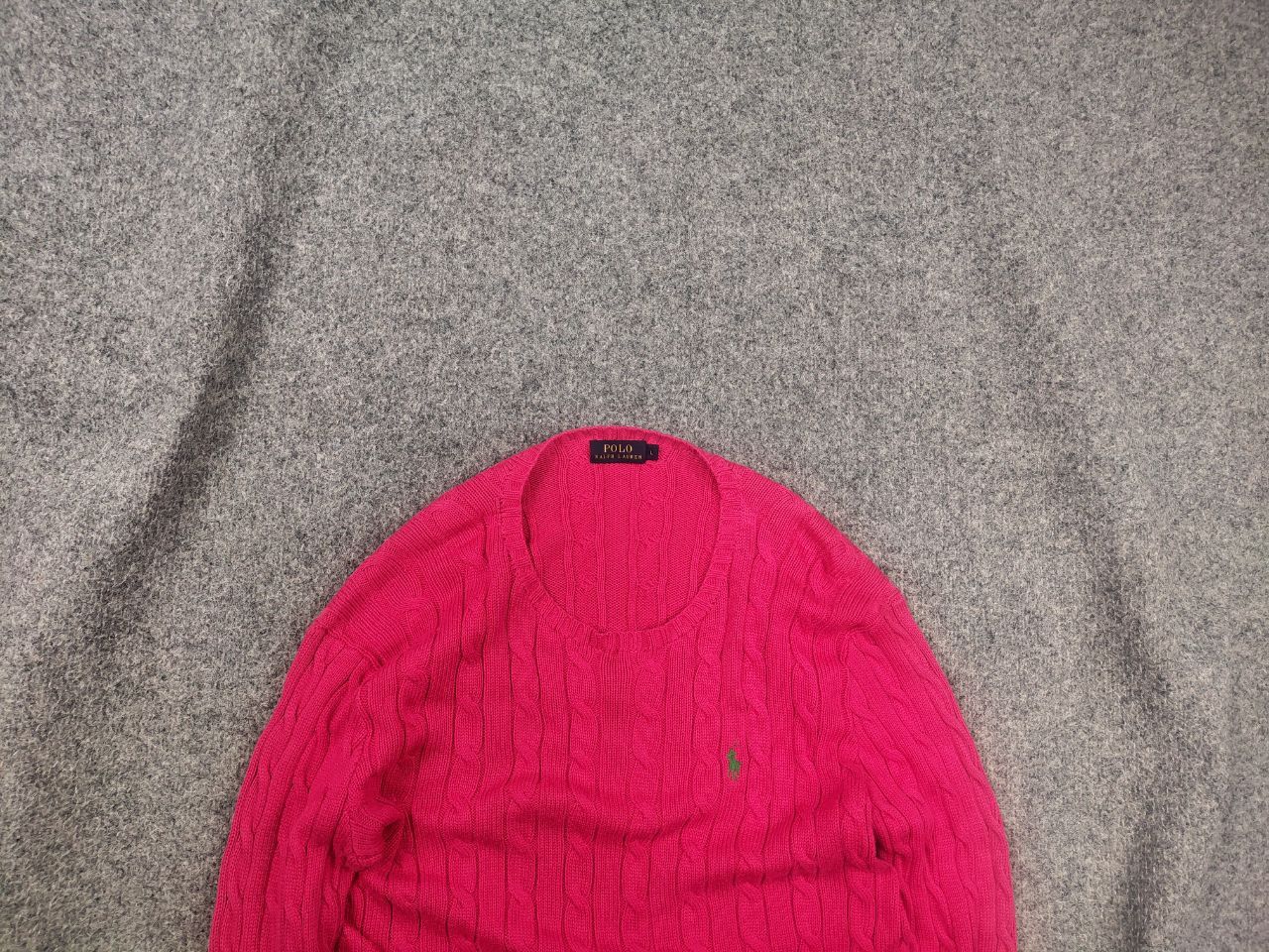 Polo Ralph Lauren Polo Ralph Lauren Cable-Knit textured Sweater Vintage Y2K Size L / US 10 / IT 46 - 1 Thumbnail