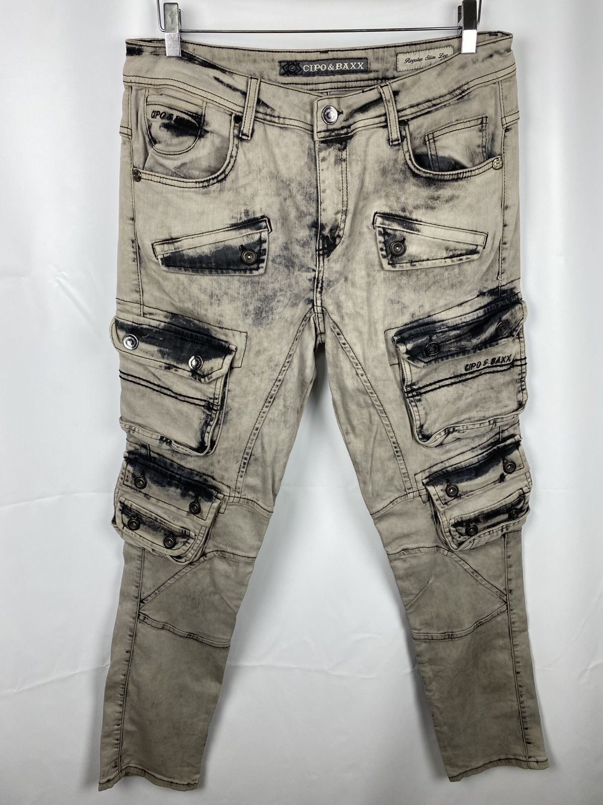 Other Cipo & Baxx Multipocket Jeans Stretch Pants size 34 x 32 Size US 34 / EU 50 - 1 Thumbnail