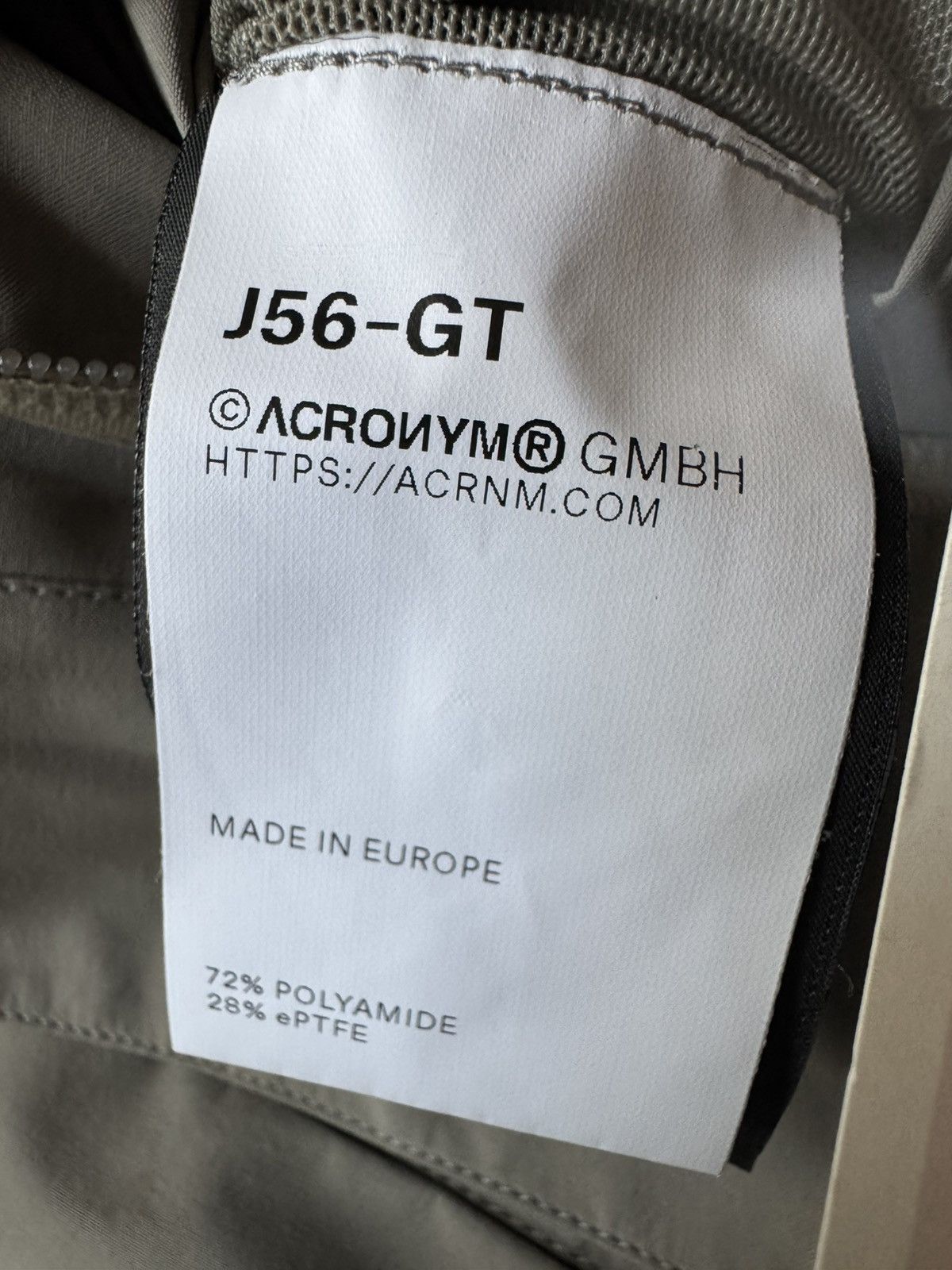 Acronym ACR 3L Gore-Tex Pro Interops Field Jacket J56-GT Size US L / EU 52-54 / 3 - 6 Thumbnail