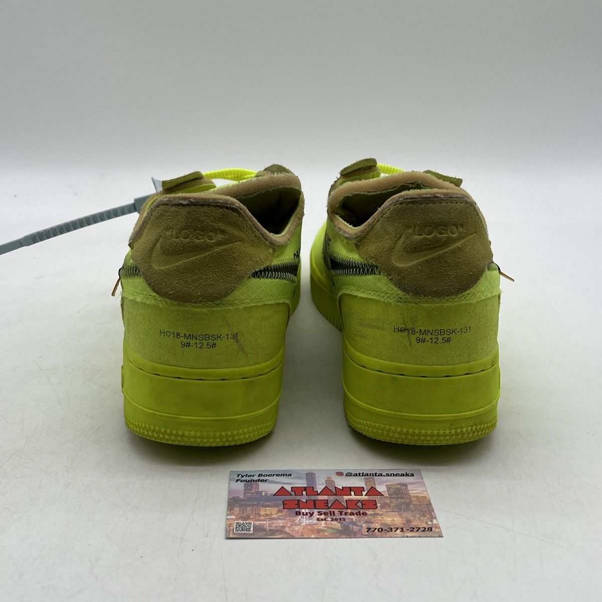 Nike Off-White x Air Force 1 low volt Size US 10.5 / EU 43-44 - 3 Thumbnail