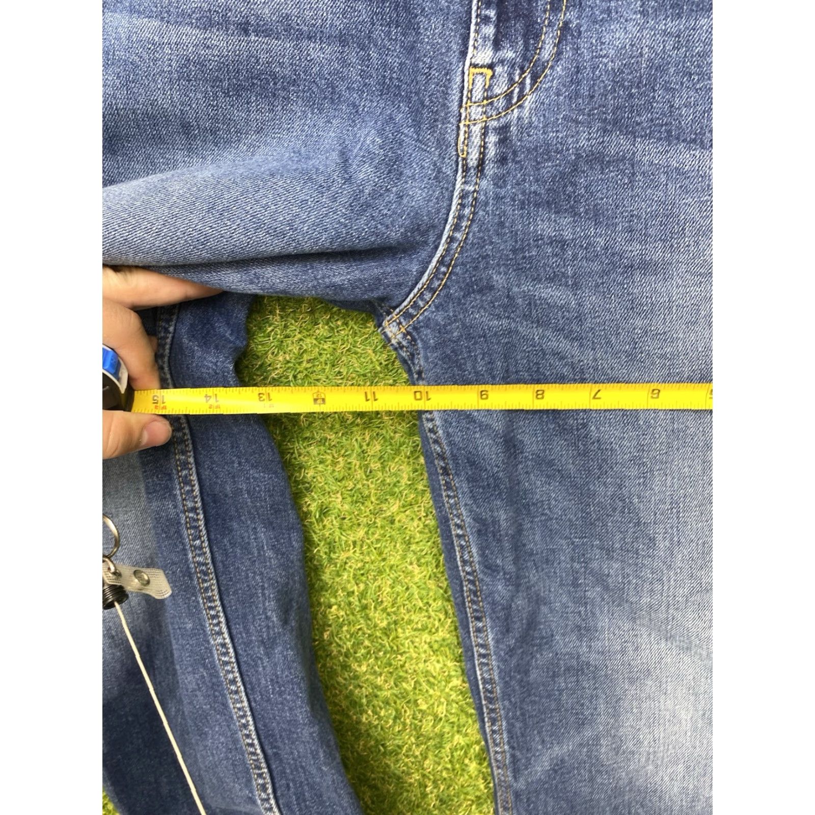 Hudson Hudson Jeans Womens 30 Remi Straight Crop High-Rise Blue Distressed Fits 30x26 Jeans Size 30" / US 8 / IT 44 - 3 Thumbnail