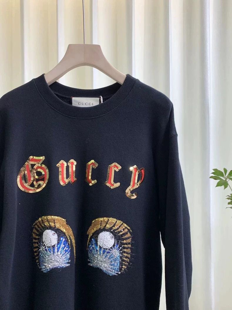 Gucci Gucci Black-eyed sequin sweatshirt 2501-Nextarrow Size US S / EU 44-46 / 1 - 2 Thumbnail