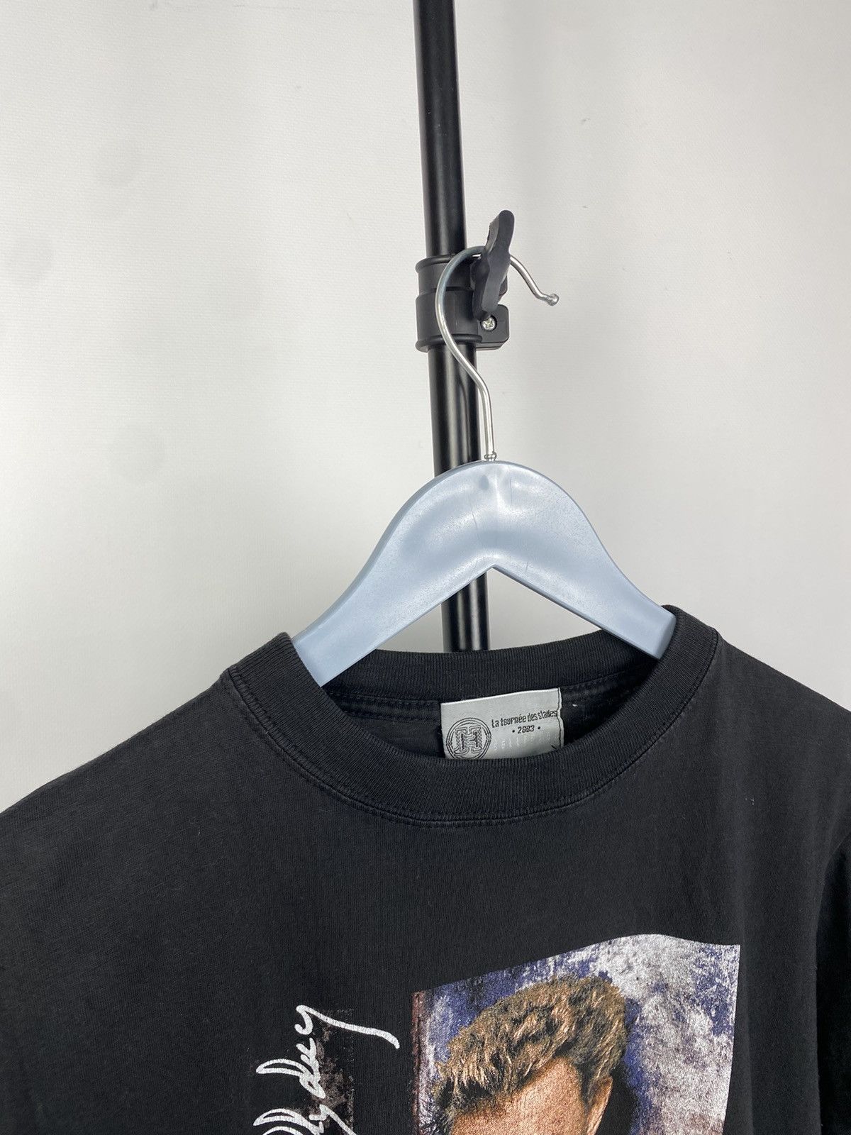 Band Tees × Vintage Johnny Hallyday 2003 Logo Tee T Shirt Vintage Size US XS / EU 42 / 0 - 3 Thumbnail
