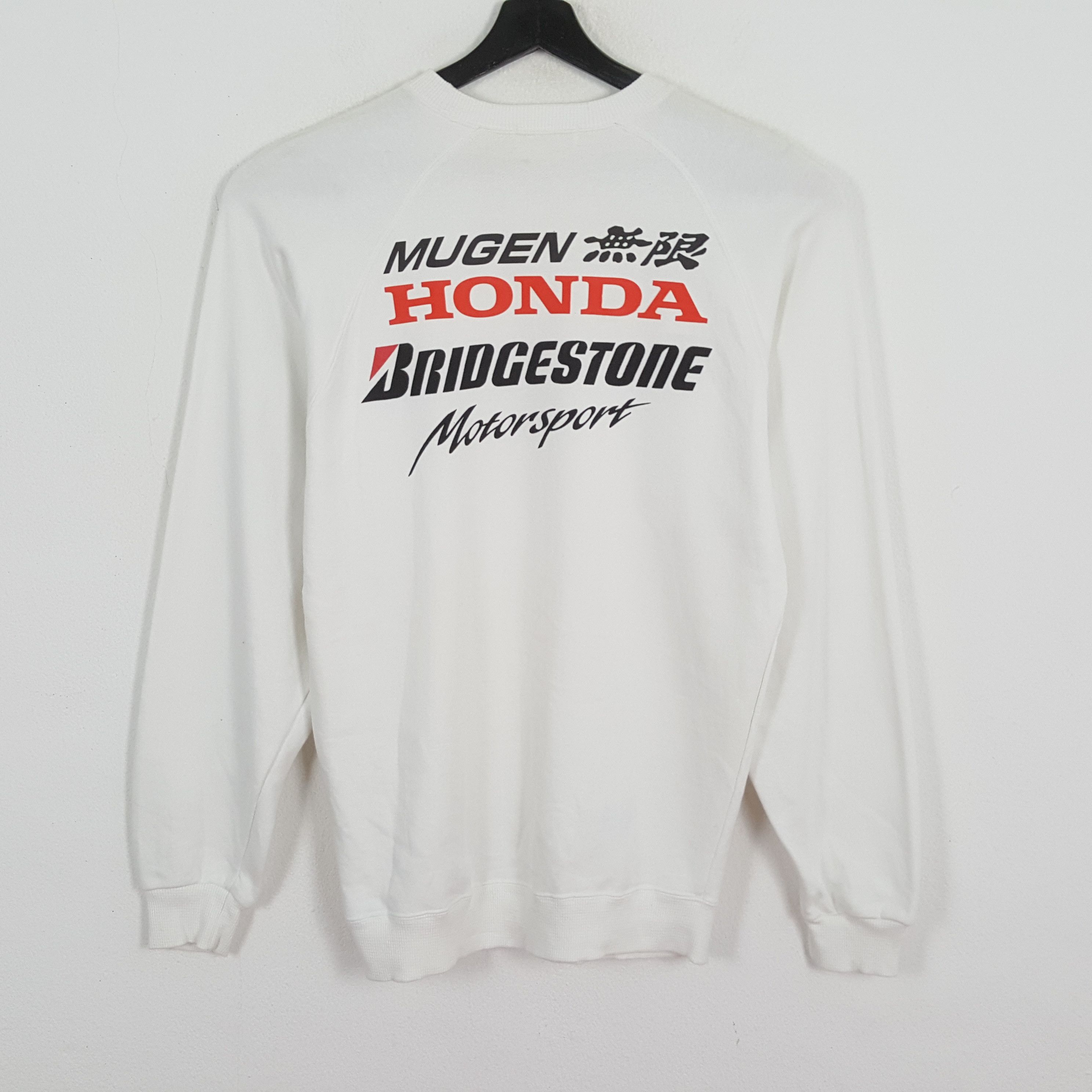 Japanese Brand × Vintage BRIDGESTONE X MUGEN HONDA Motorsports Custom Art Sweatshirt Size US S / EU 44-46 / 1 - 1 Thumbnail