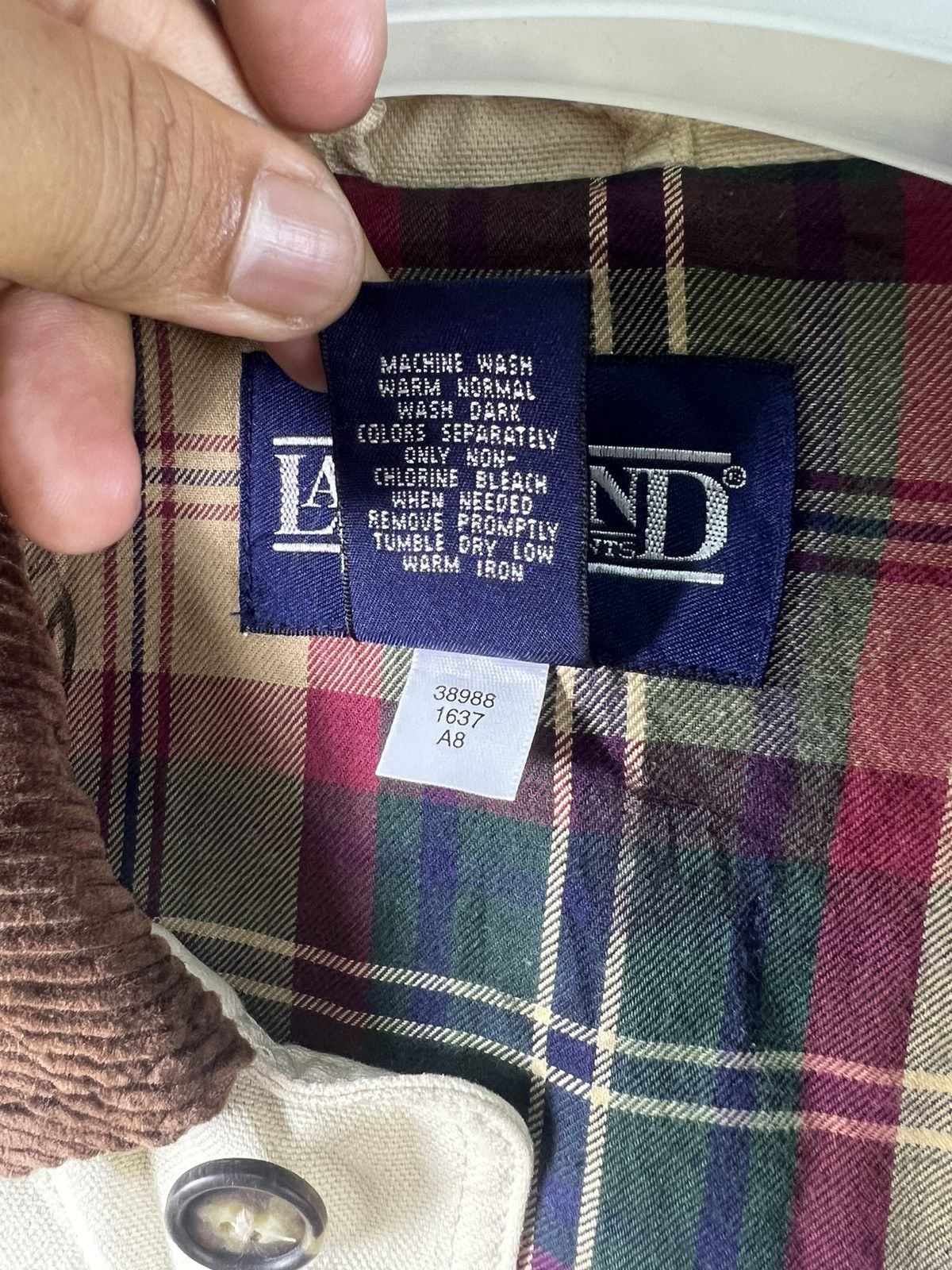 BARNS OUTFITTERS × Lands' End × Vintage 🔥 LAND'S END BARN COAT DUCK CANVAS DISTRESSED JACKET - L Size US L / EU 52-54 / 3 - 9 Thumbnail
