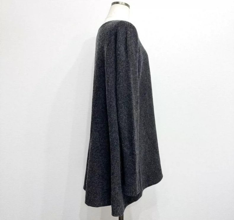 Yohji Yamamoto Yohji Yamamoto Wide-brimmed felted wool hole dress ruffled Size US M / EU 48-50 / 2 - 3 Thumbnail