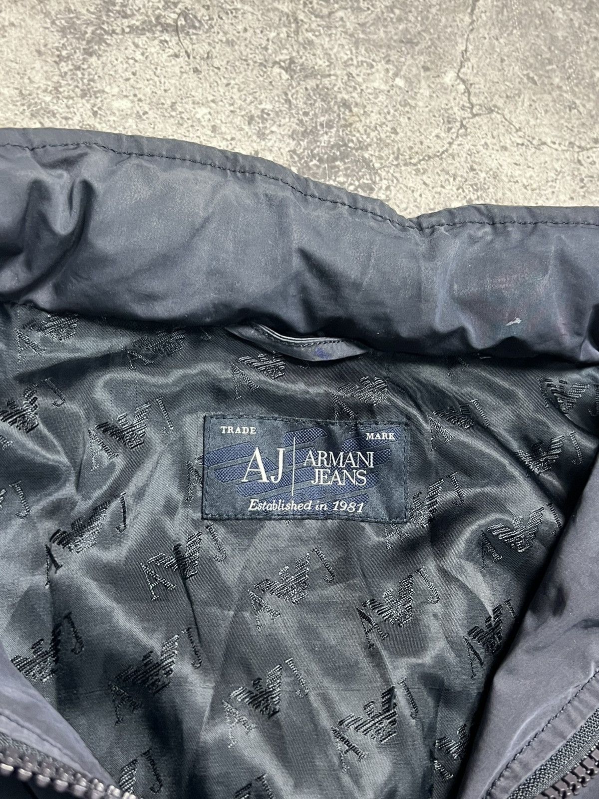 Armani Armani nylon bomber Jacket Navy blue Size US L / EU 52-54 / 3 - 6 Thumbnail