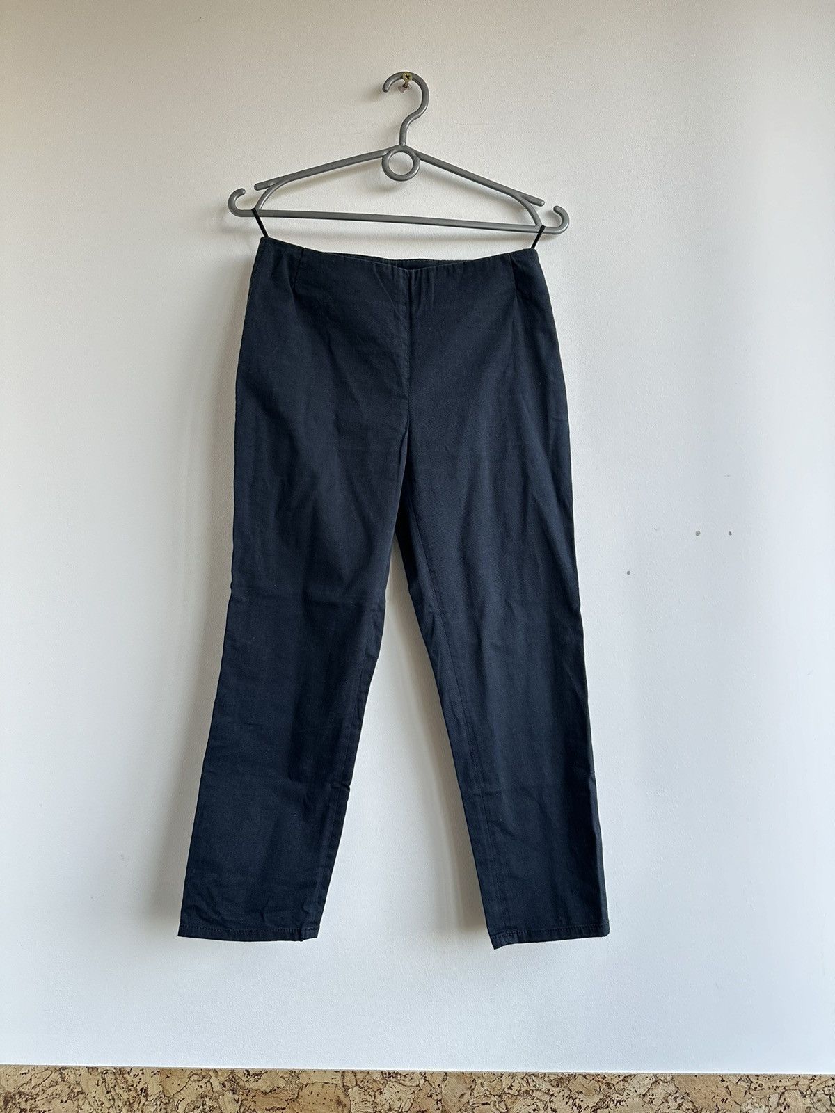 Prada 2006 Prada Cropped Pants Navy Blue Zip Ankle Women's Size 38 Size 26" / US 2 / IT 38 - 1 Thumbnail