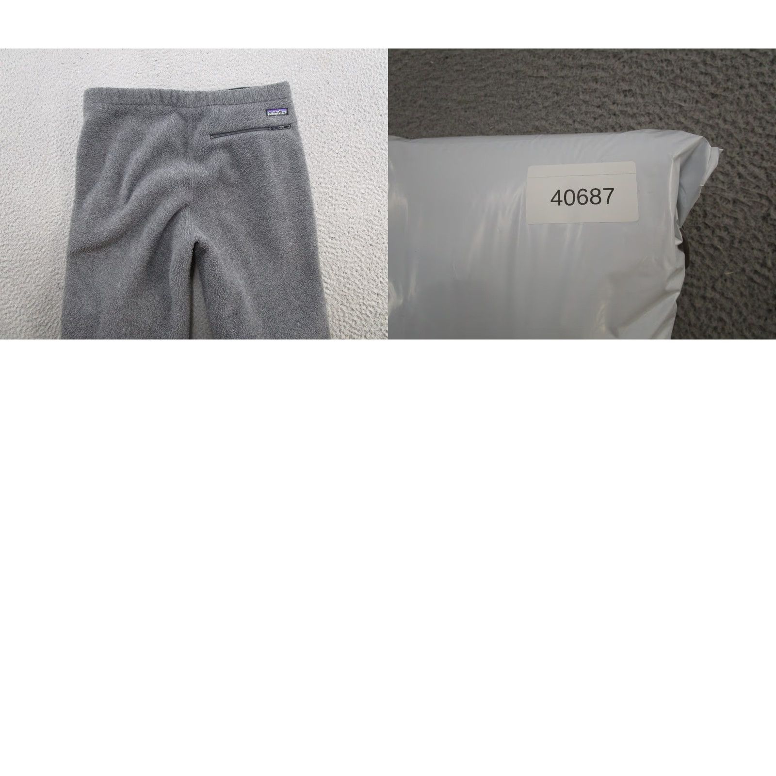 Patagonia VINTAGE Patagonia Sweatpants Pants Men S Gray Fleece Polyester 25681 USA Zip Back Pocket Pockets Hiking Winter Fall Spring USA Mens Size US 29 - 10 Thumbnail