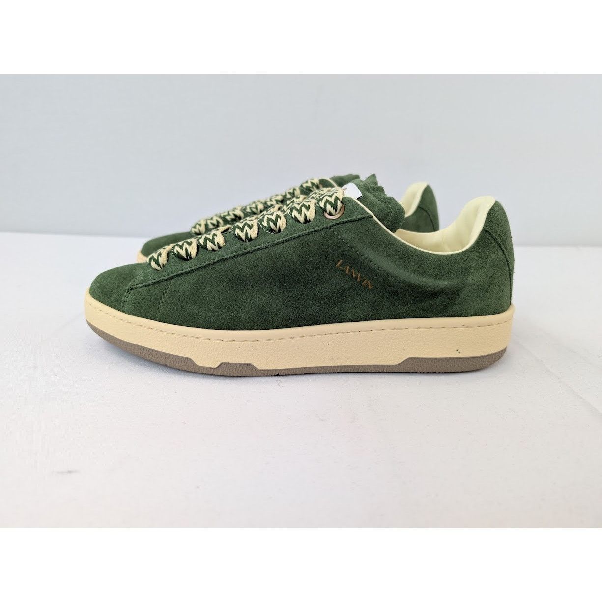 Lanvin Lanvin Curb Lite Low-Top Sneakers in Dark Green BNWB 42 Size US 9 / EU 42 - 11 Thumbnail