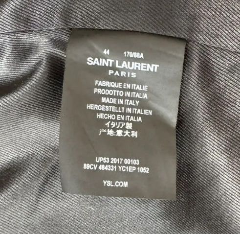 Saint Laurent Paris Saint Laurent Leather Jacket (2017) Size US S / EU 44-46 / 1 - 6 Thumbnail